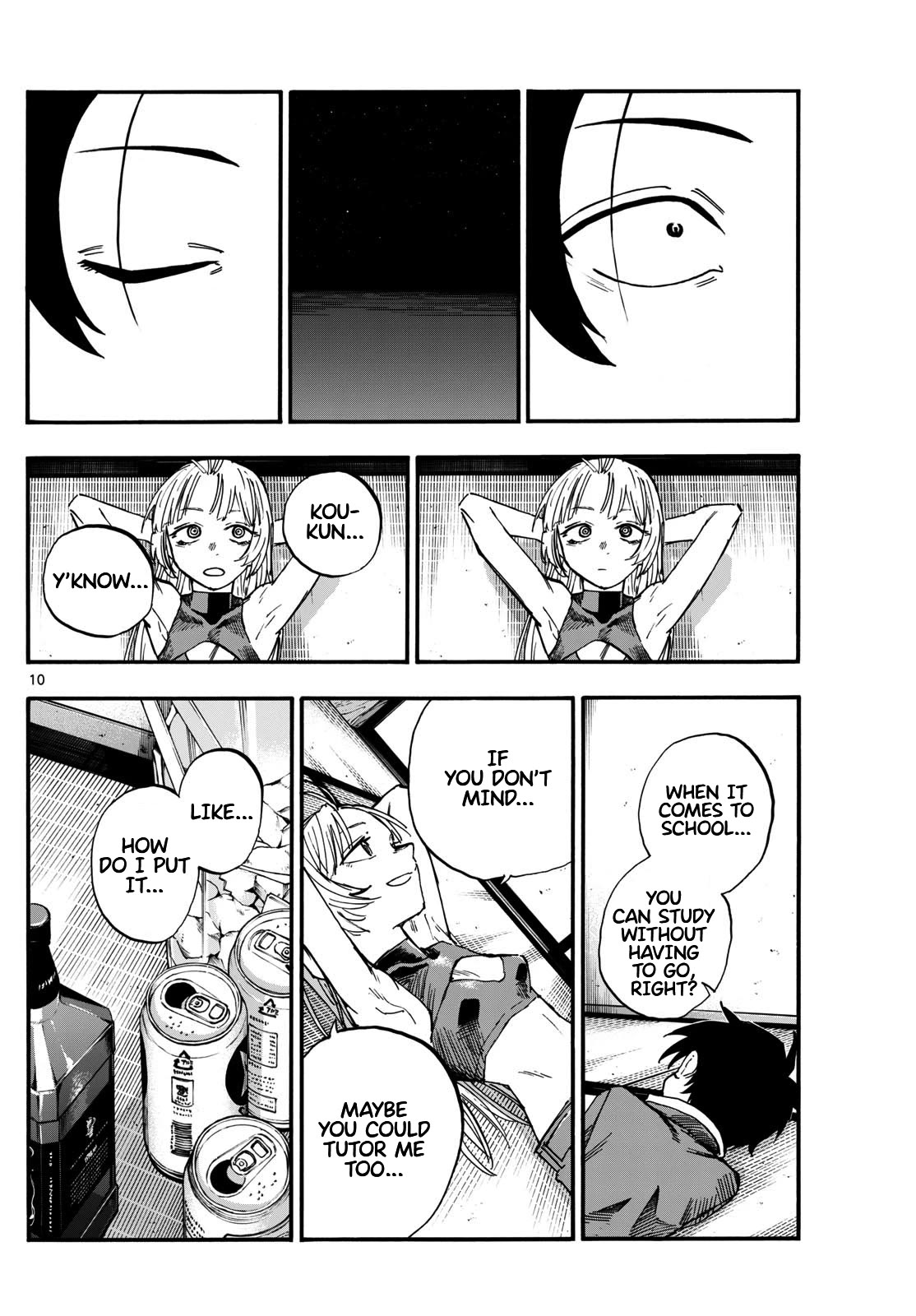 Yofukashi no Uta chapter 184 page 10