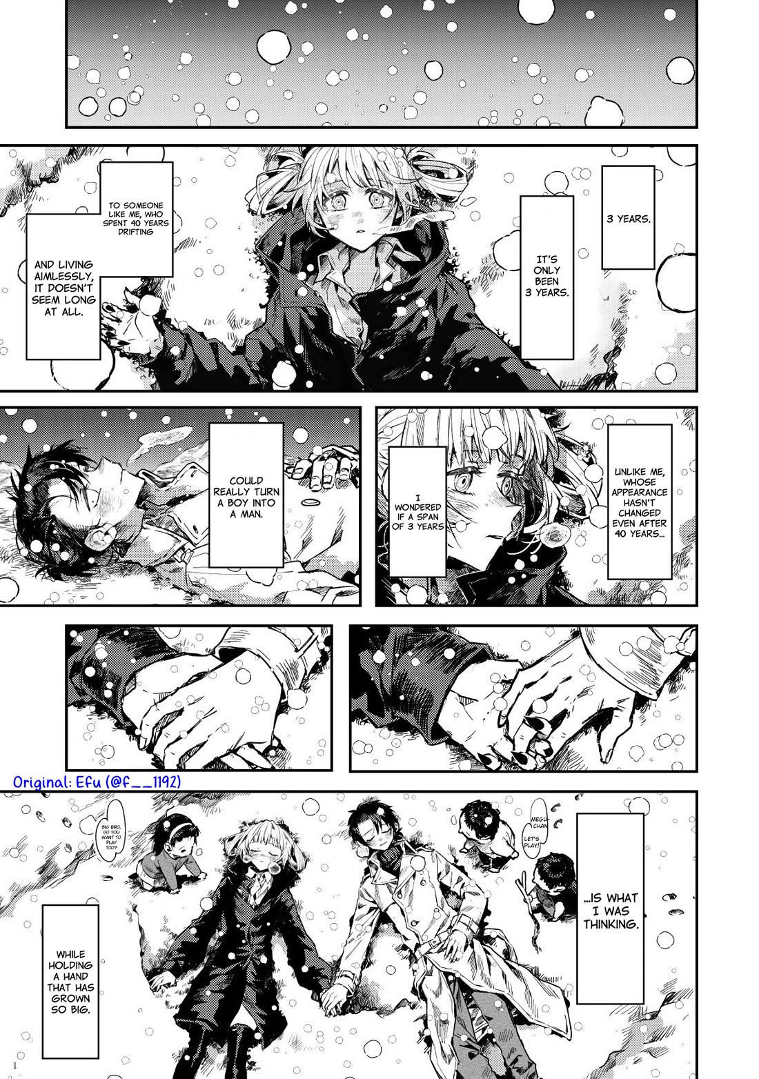 Yofukashi no Uta chapter 201 page 1