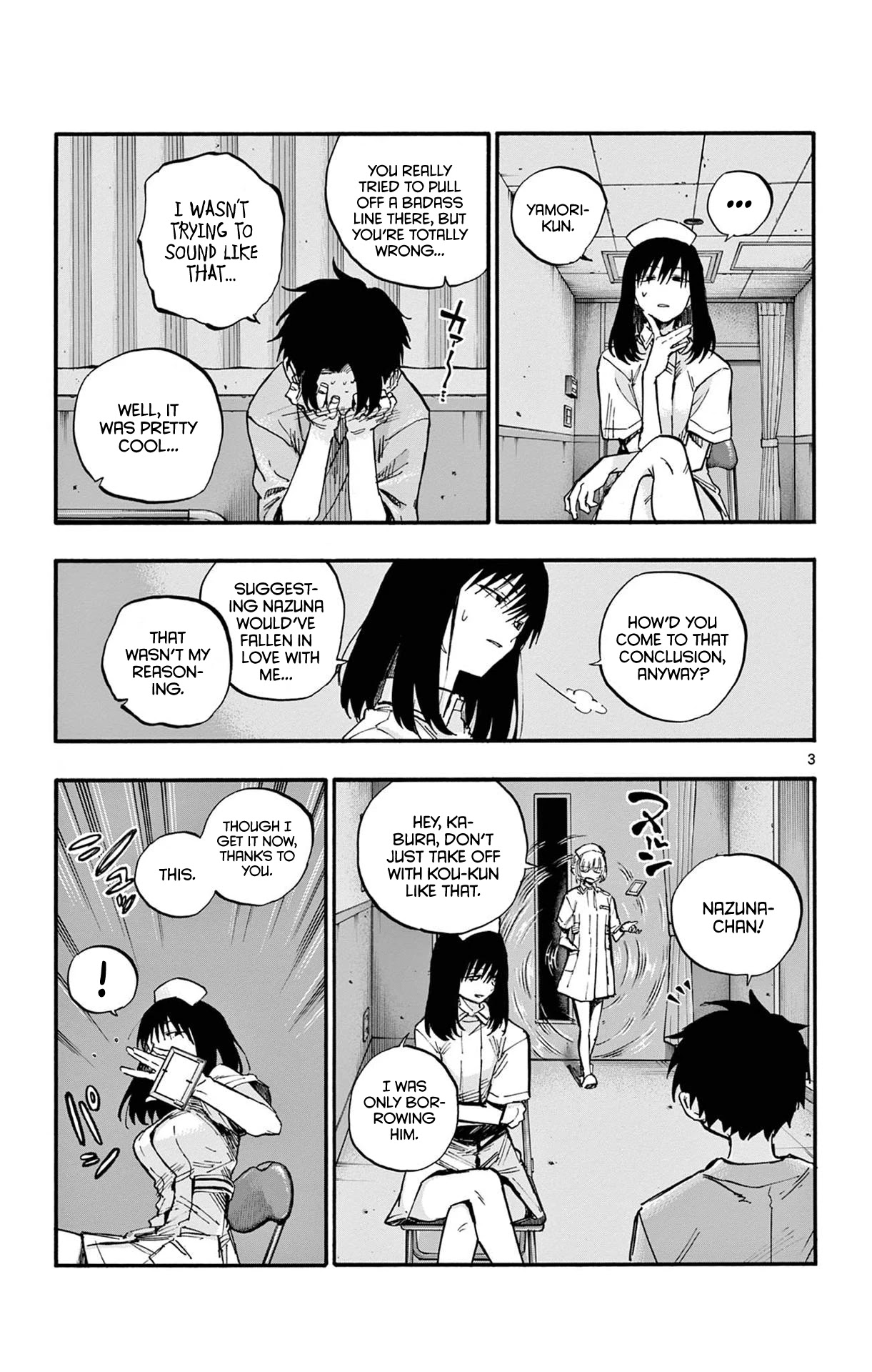 Yofukashi no Uta chapter 60 page 3