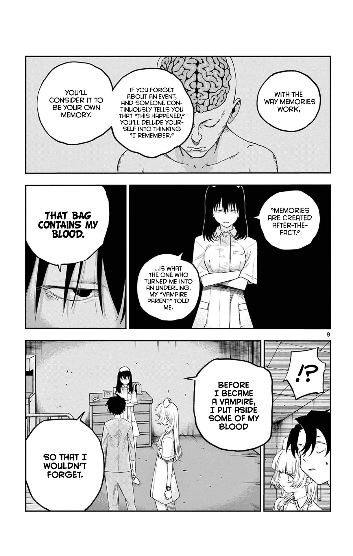Yofukashi no Uta chapter 60 page 9