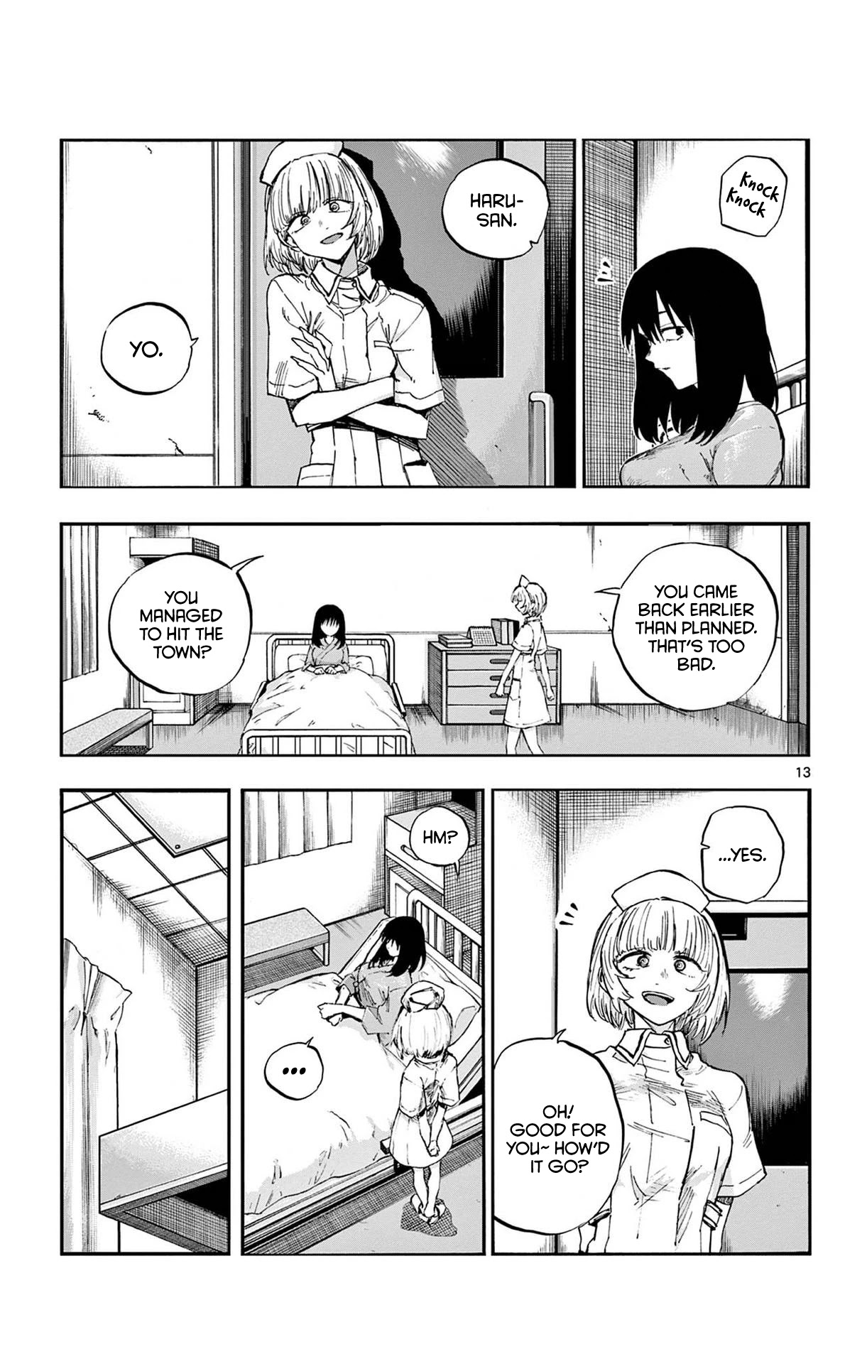 Yofukashi no Uta chapter 61 page 13