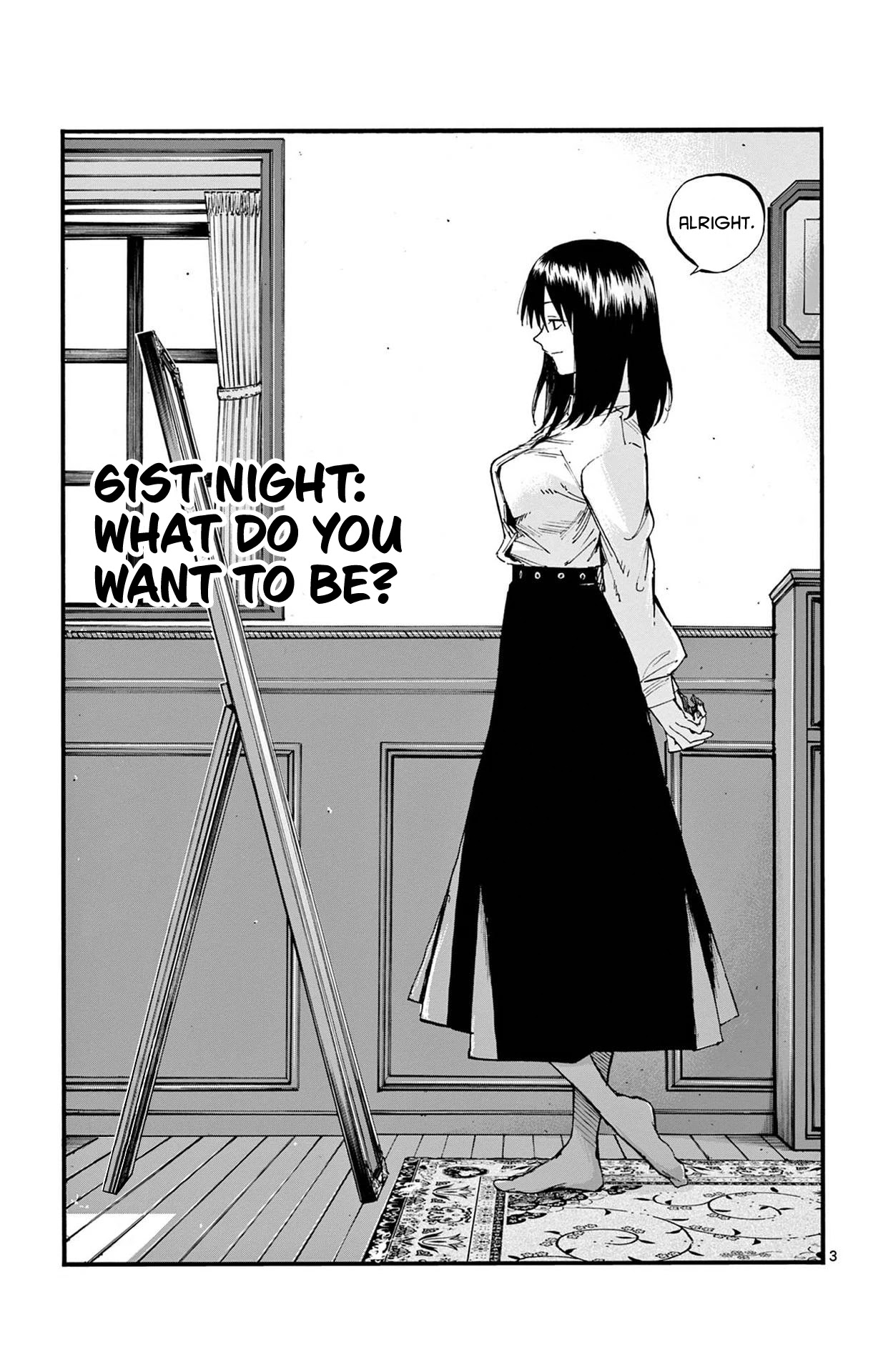 Yofukashi no Uta chapter 61 page 3