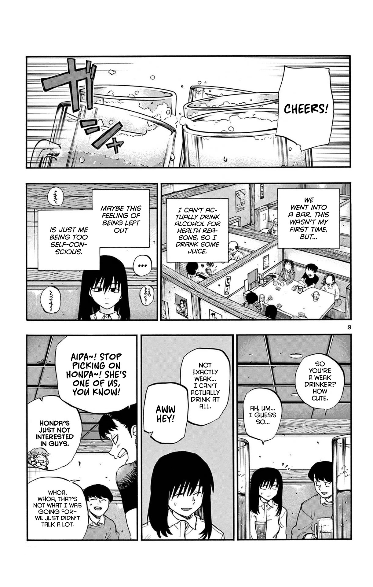 Yofukashi no Uta chapter 61 page 9