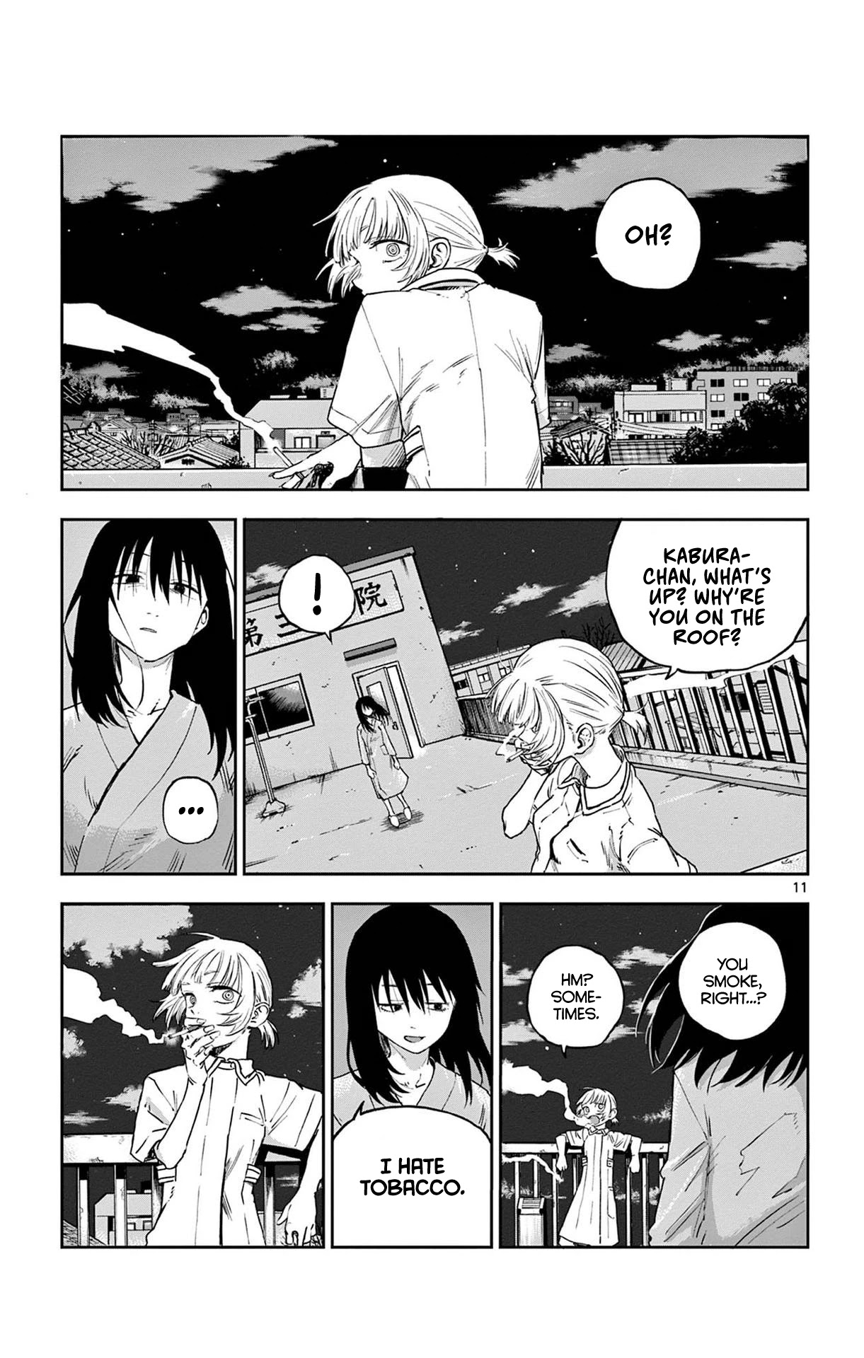Yofukashi no Uta chapter 62 page 11