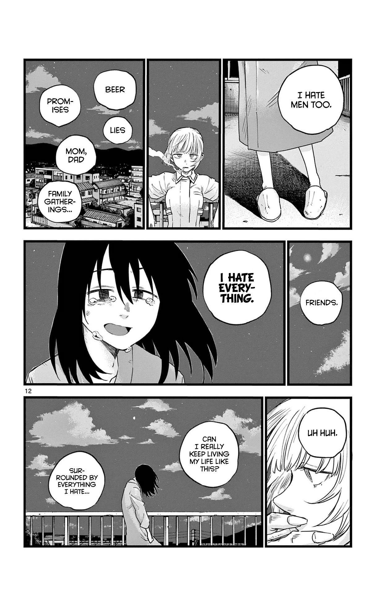 Yofukashi no Uta chapter 62 page 12