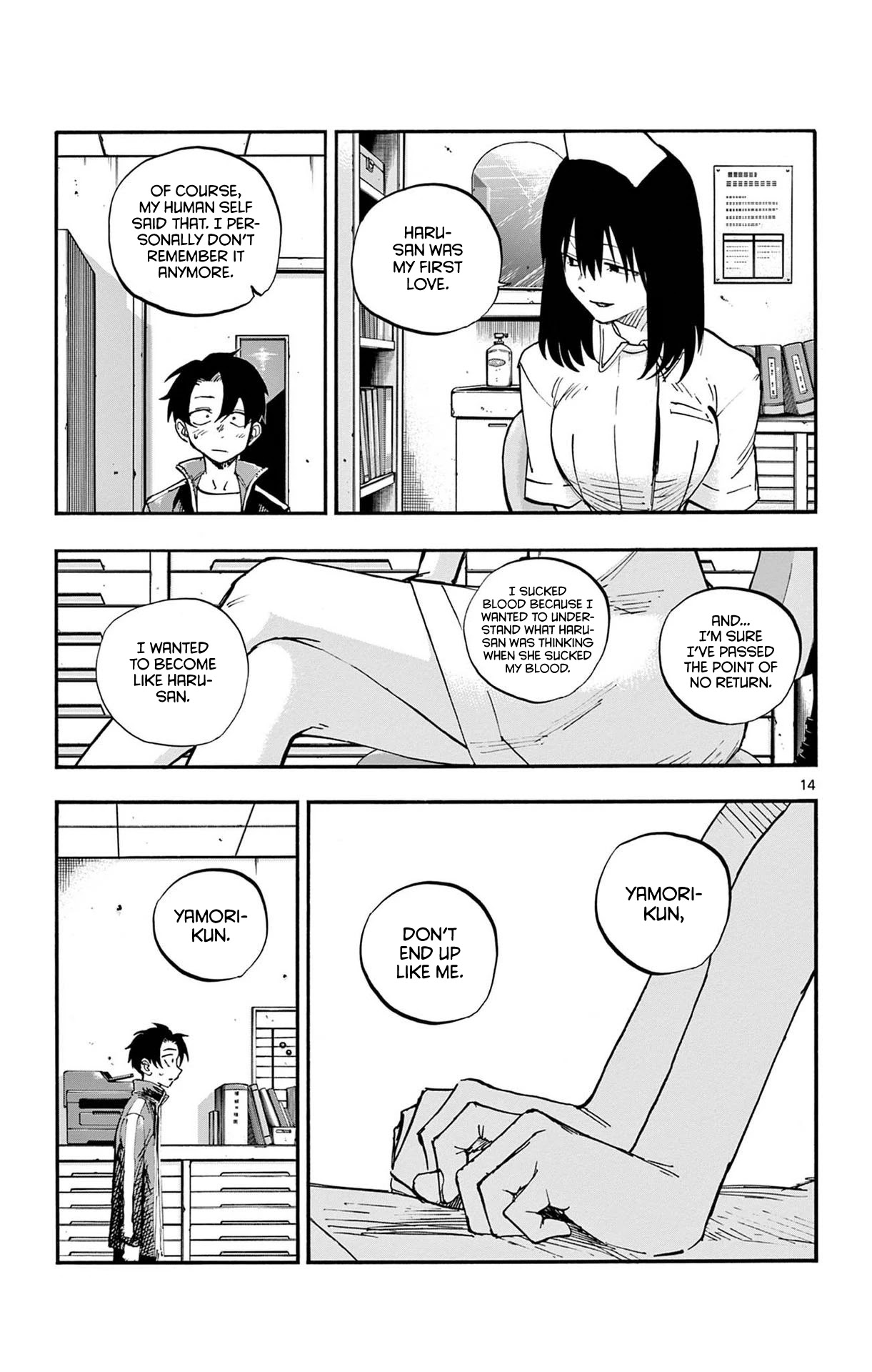 Yofukashi no Uta chapter 64 page 15