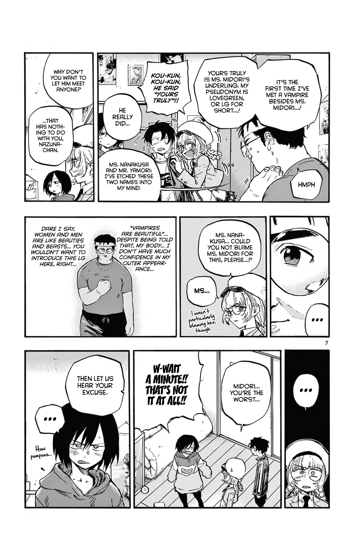Yofukashi no Uta chapter 66 page 7
