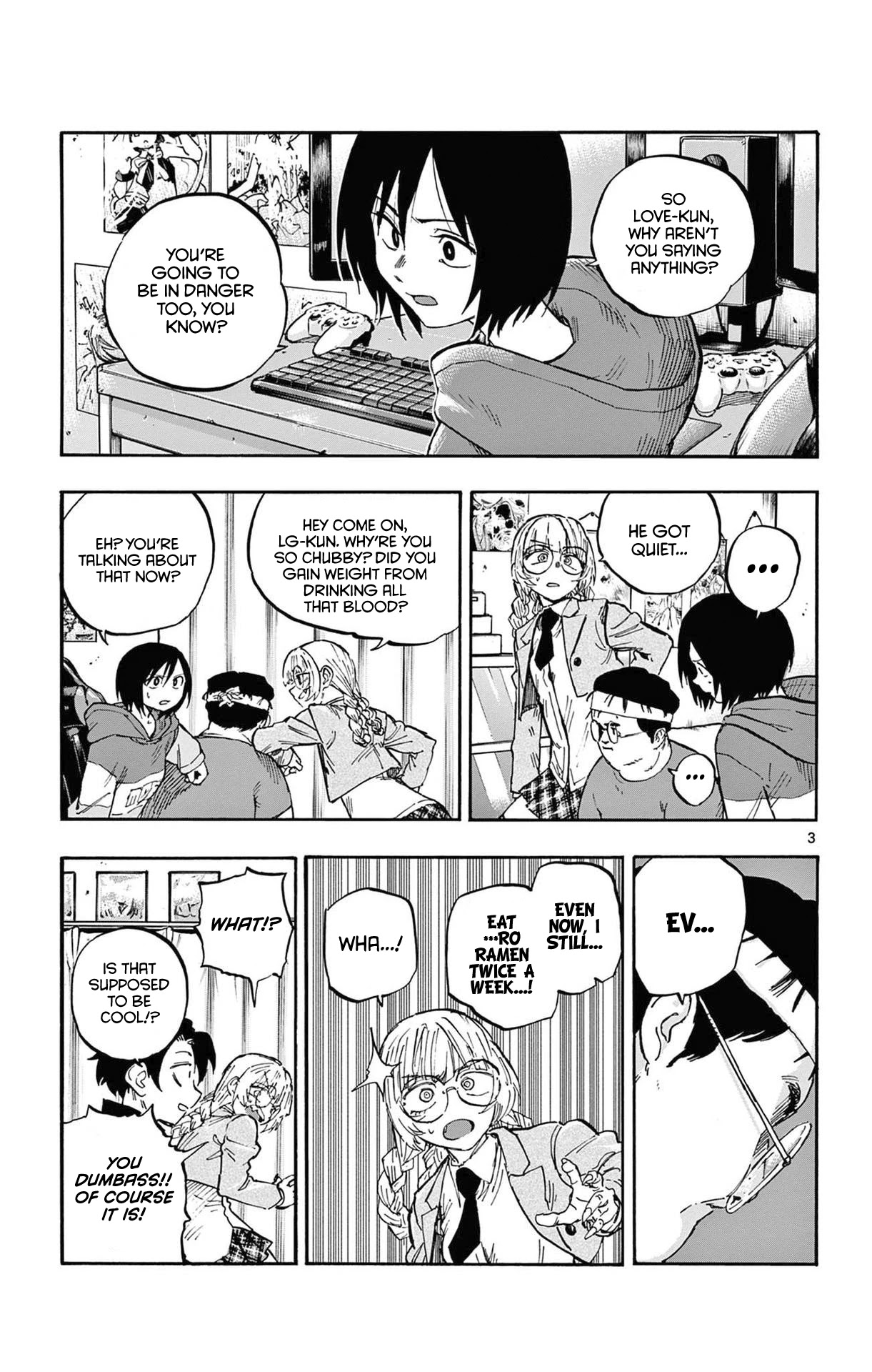 Yofukashi no Uta chapter 67 page 3