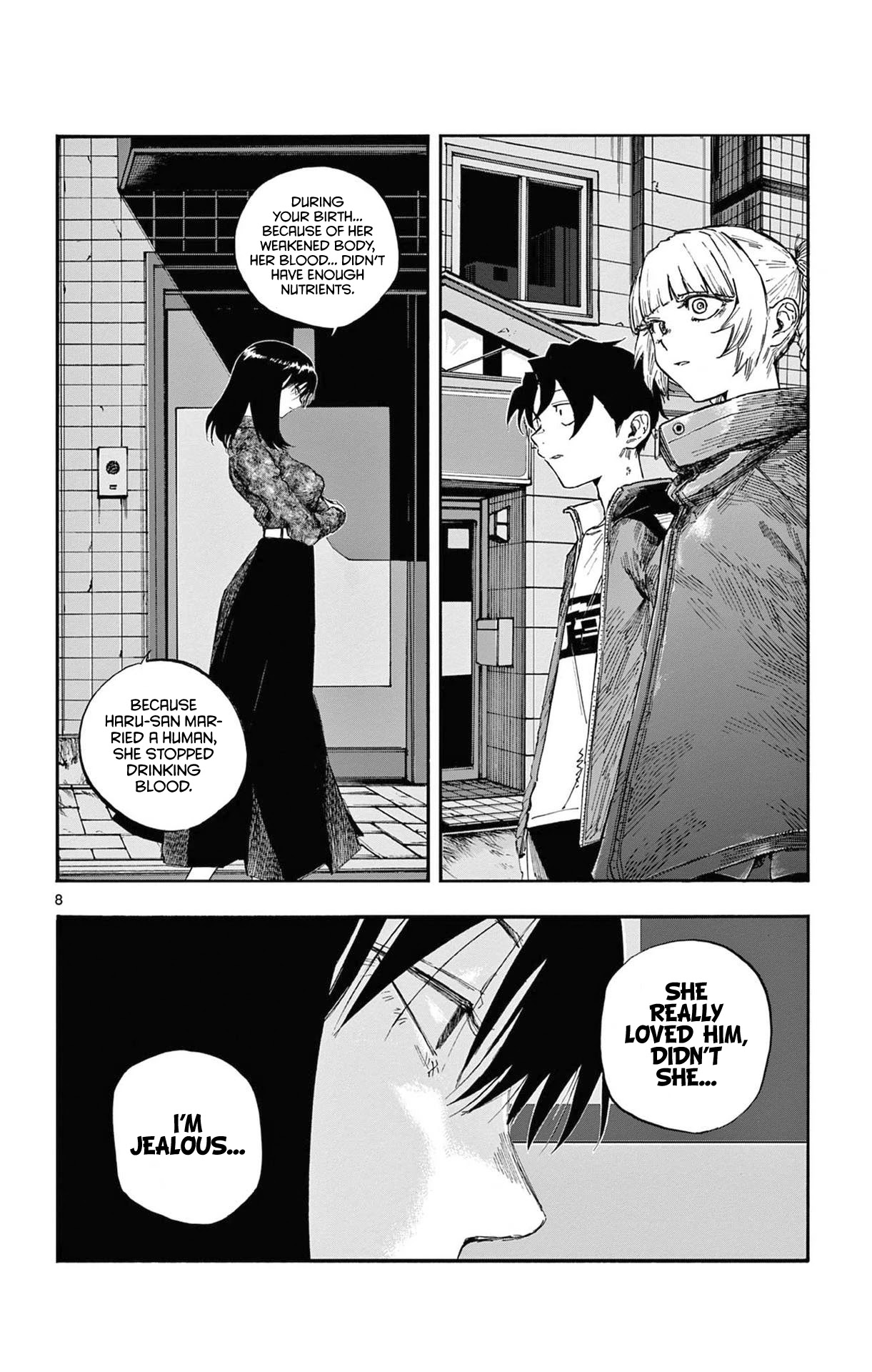Yofukashi no Uta chapter 68 page 8