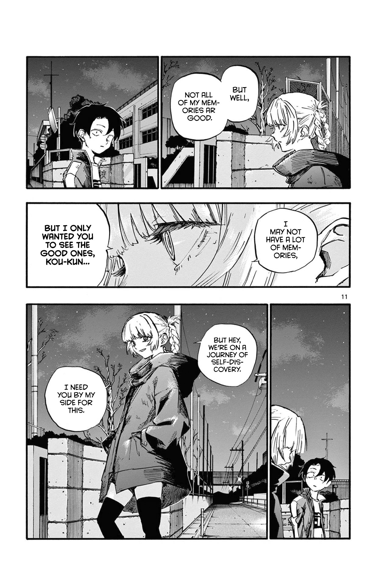 Yofukashi no Uta chapter 69 page 11