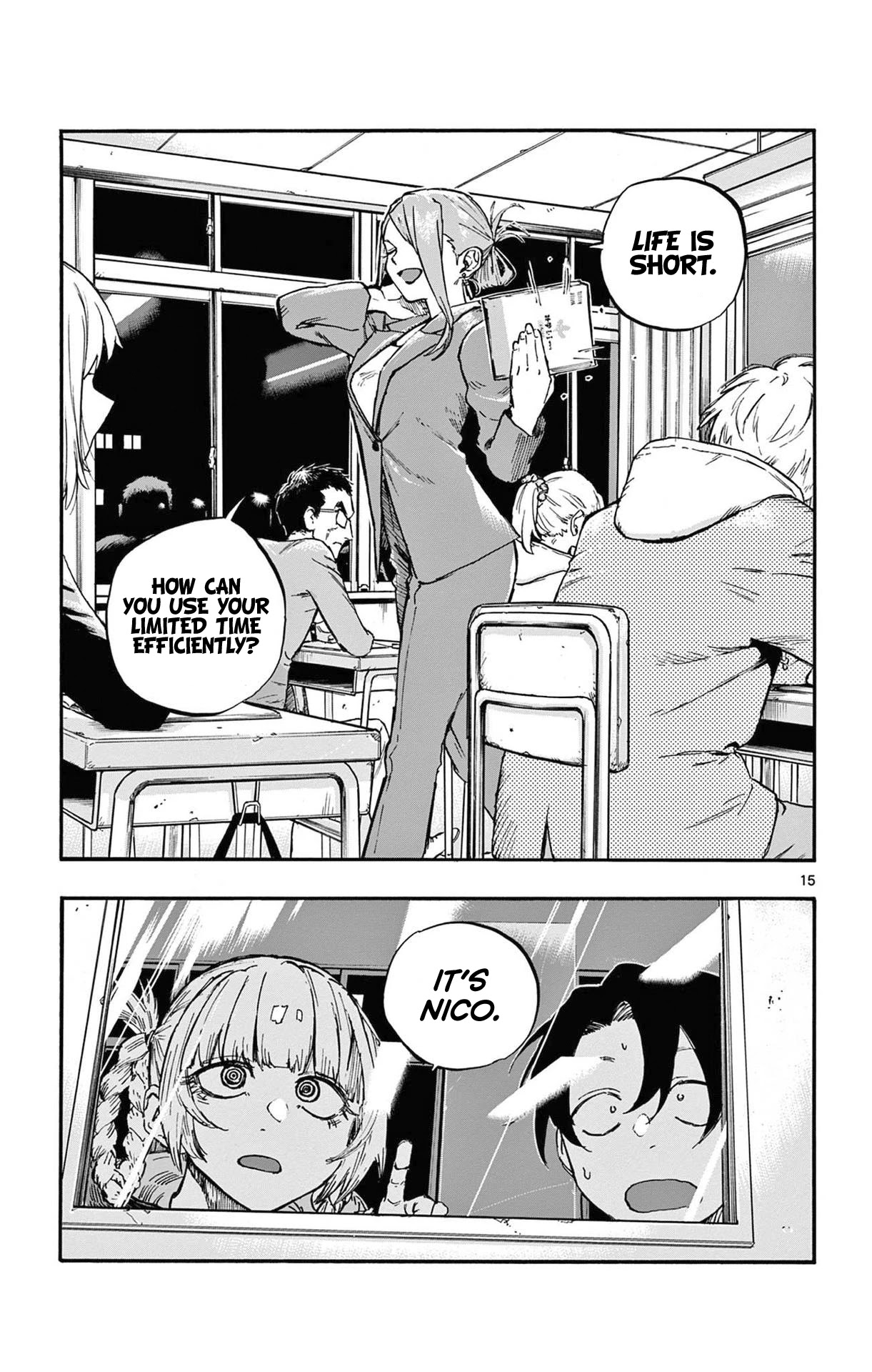 Yofukashi no Uta chapter 69 page 15