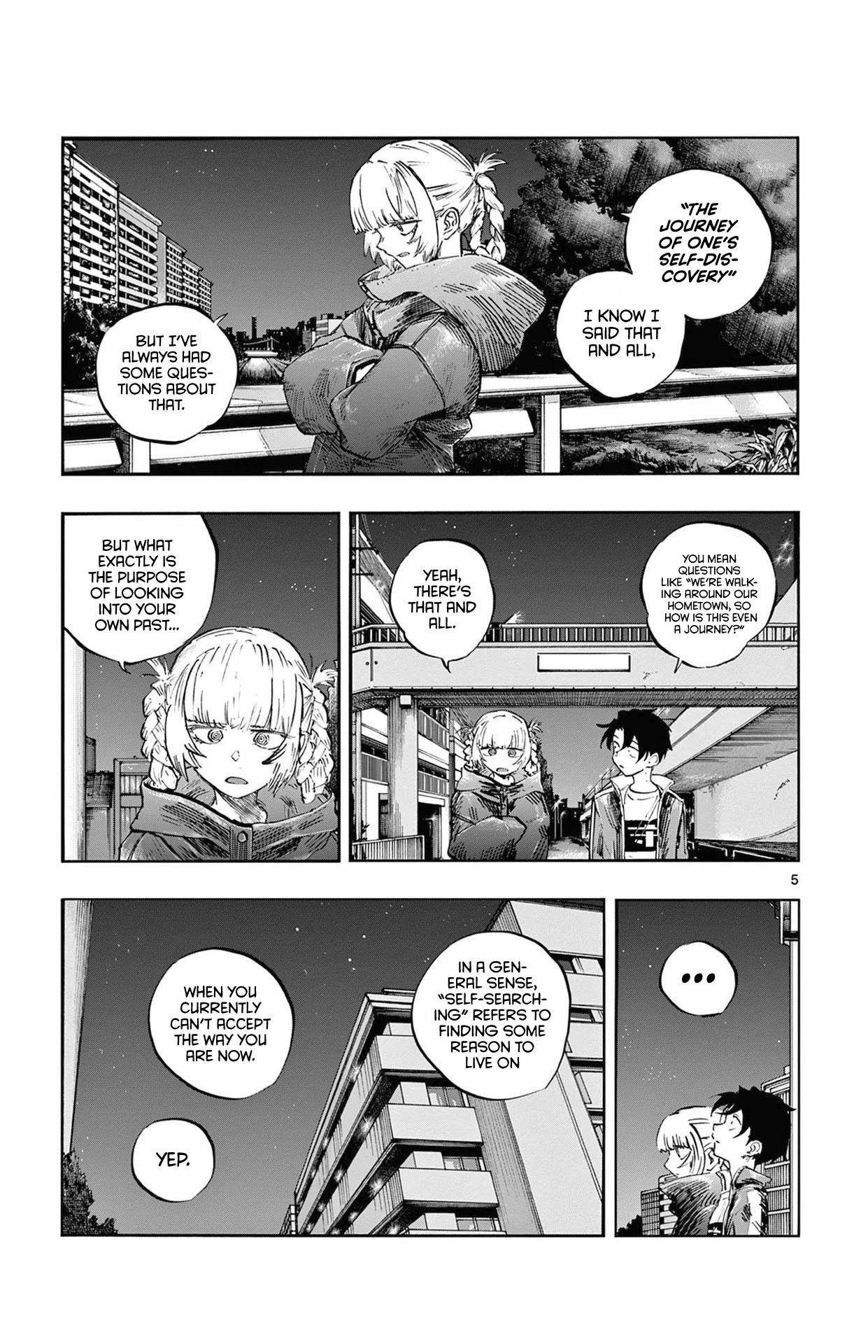 Yofukashi no Uta chapter 69 page 5