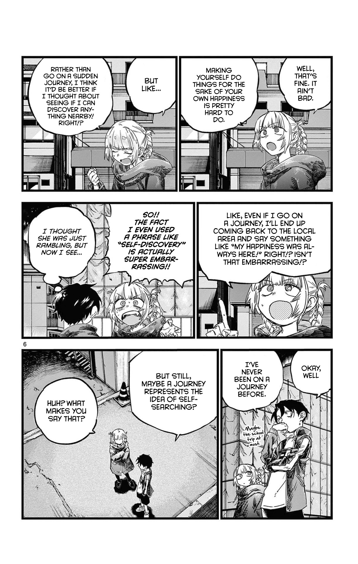 Yofukashi no Uta chapter 69 page 6
