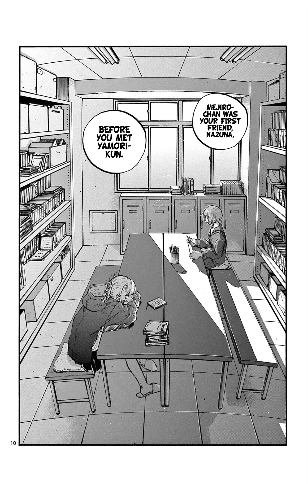 Yofukashi no Uta chapter 71 page 10
