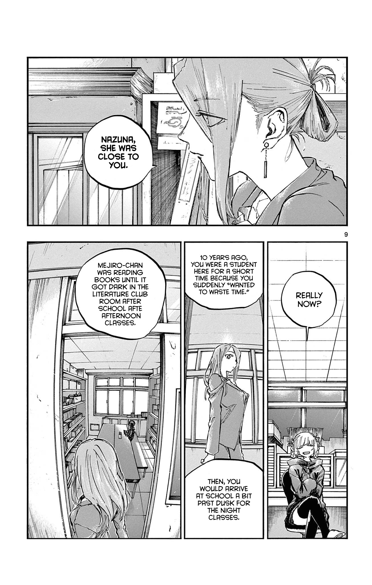 Yofukashi no Uta chapter 71 page 9