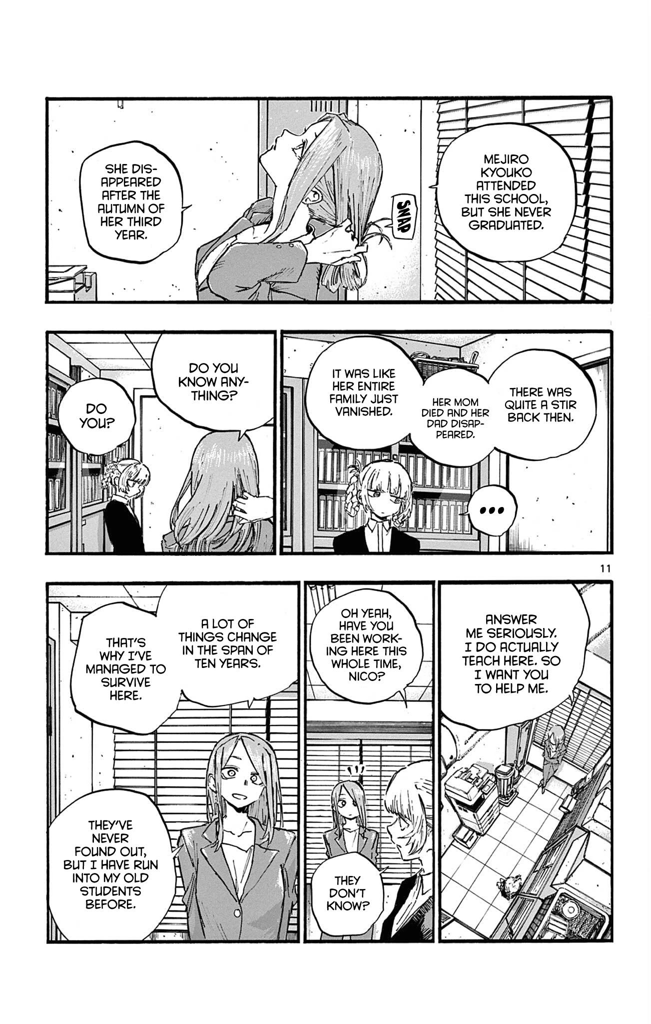 Yofukashi no Uta chapter 73 page 11
