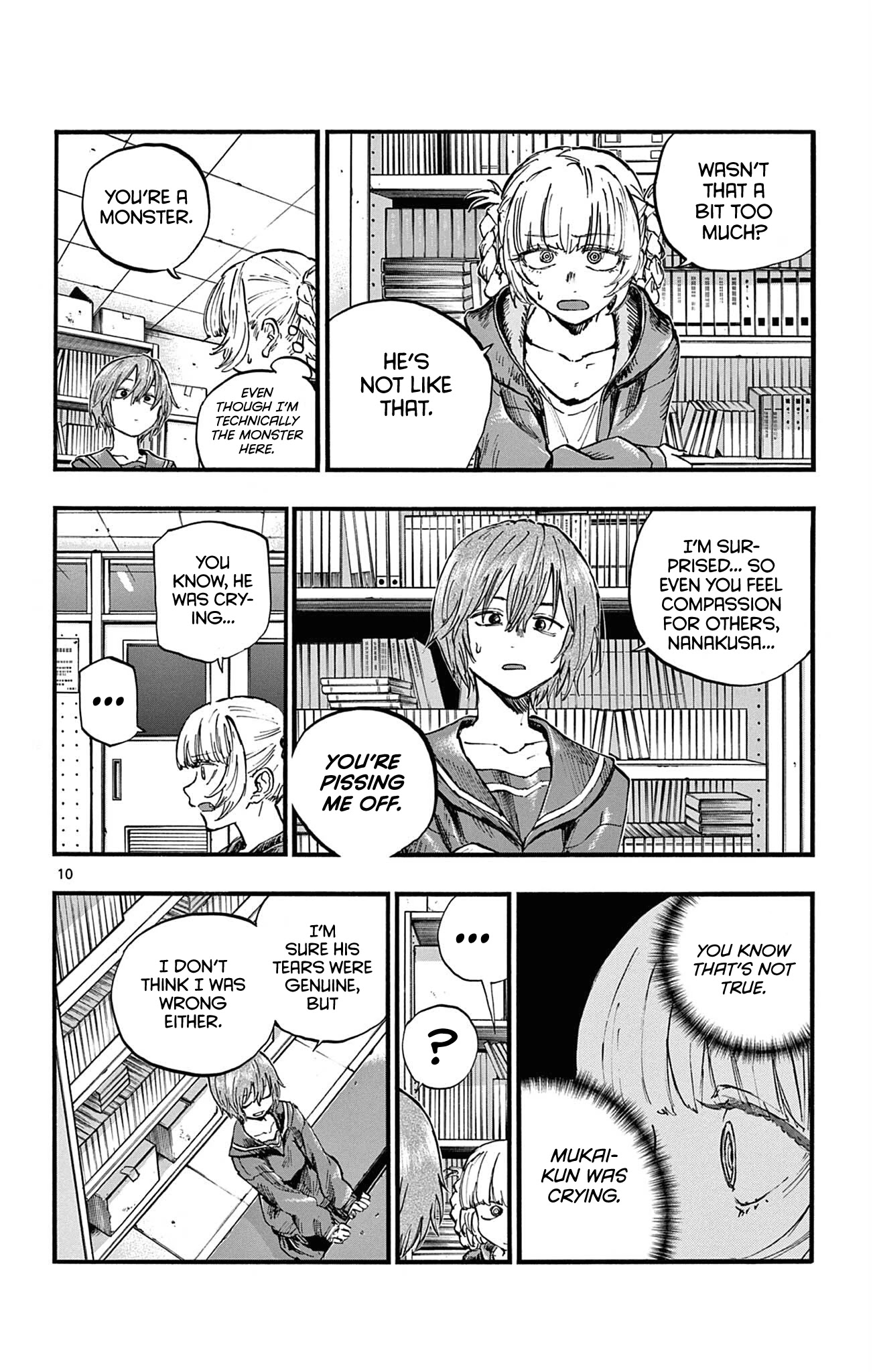 Yofukashi no Uta chapter 76 page 10