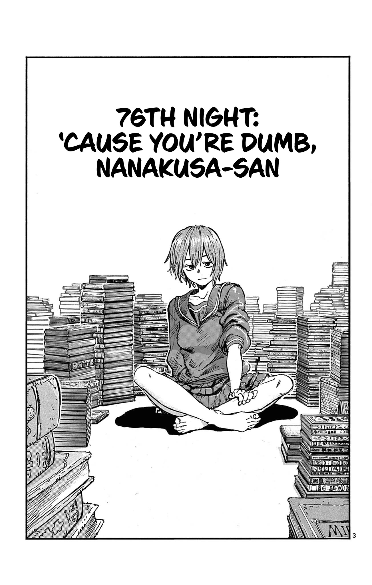 Yofukashi no Uta chapter 76 page 3
