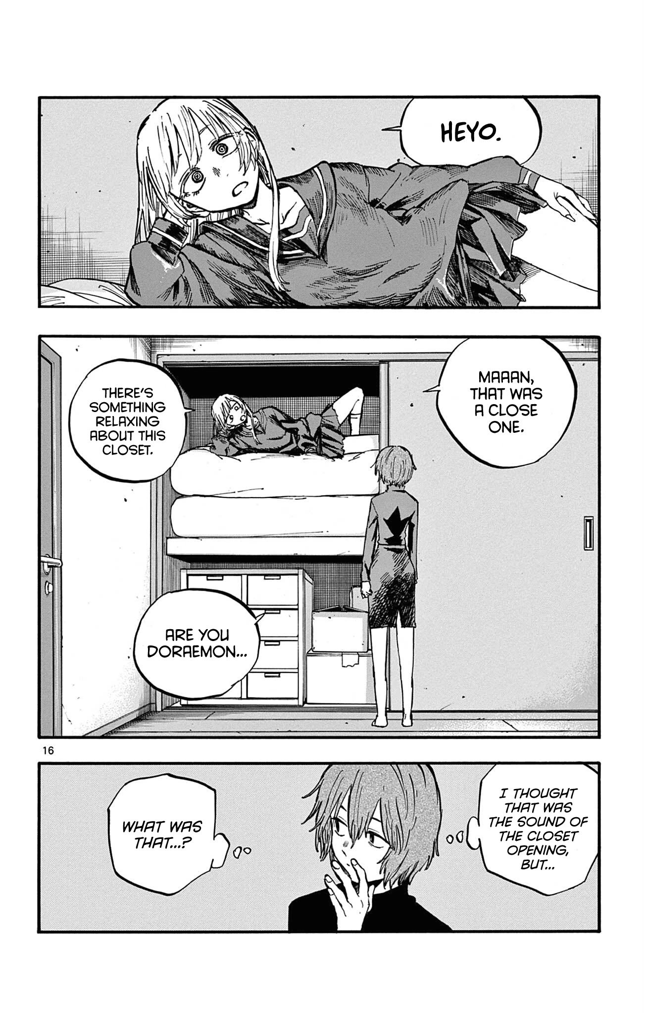 Yofukashi no Uta chapter 77 page 16