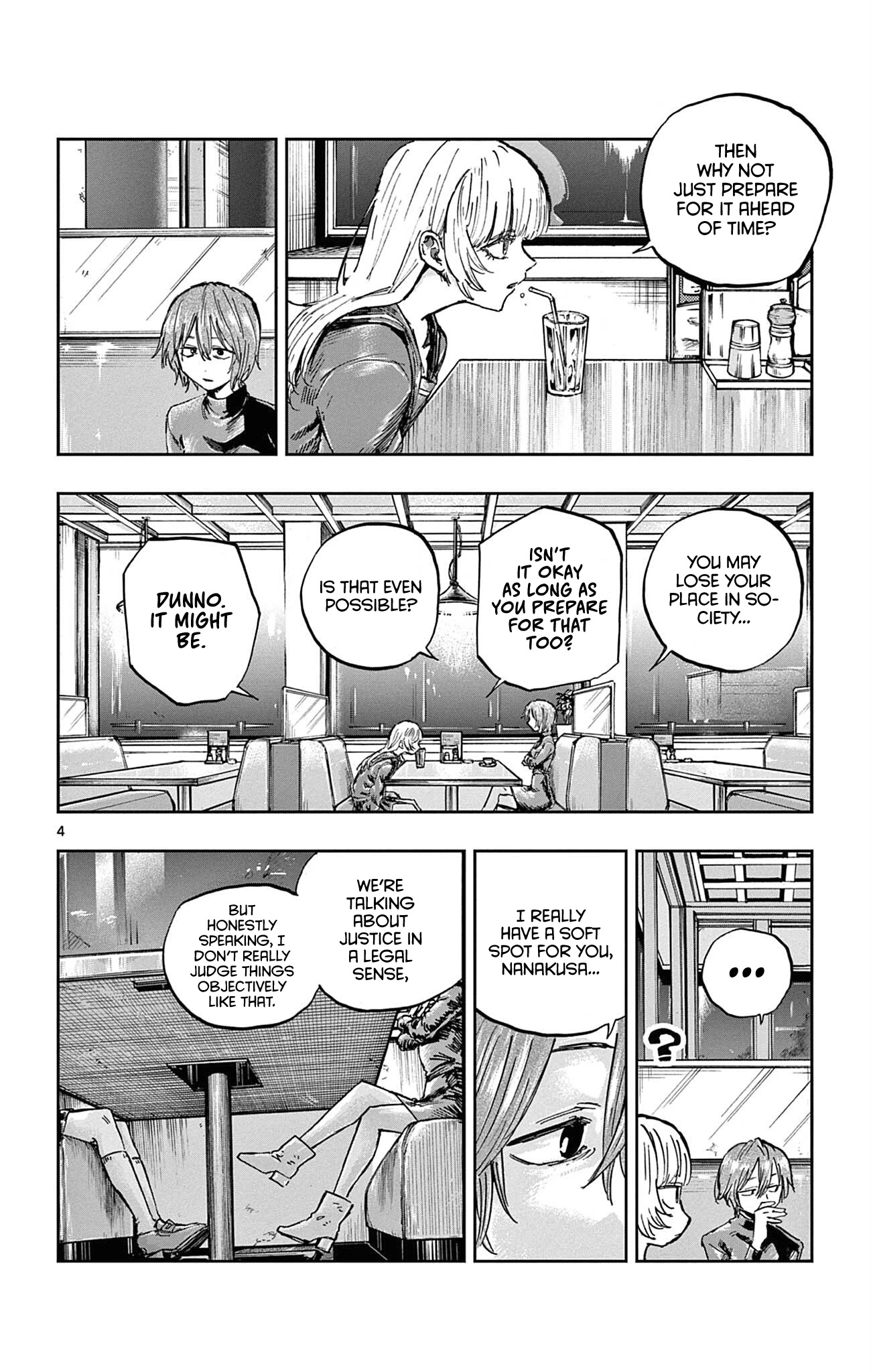 Yofukashi no Uta chapter 78 page 4