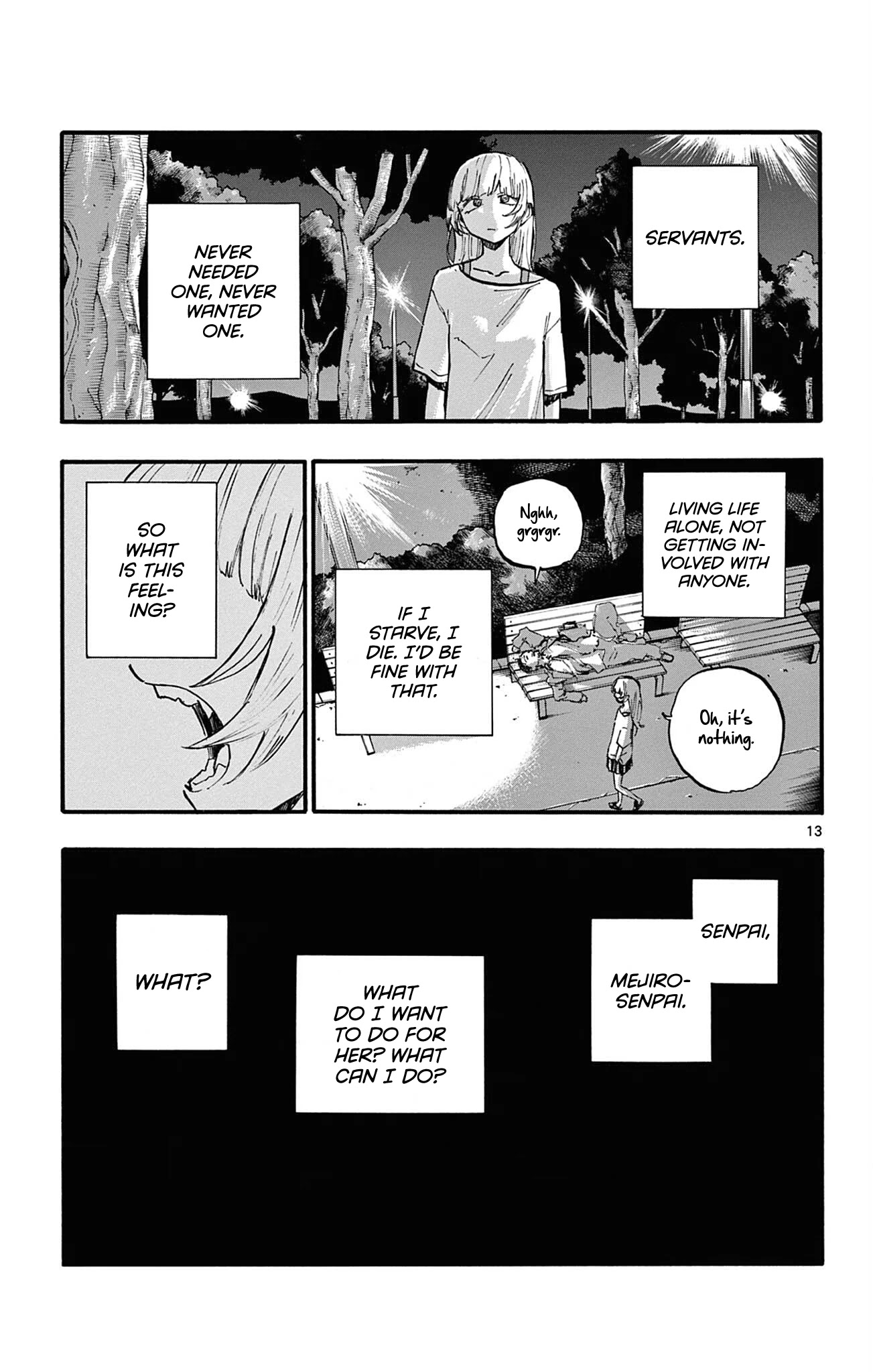Yofukashi no Uta chapter 79 page 13
