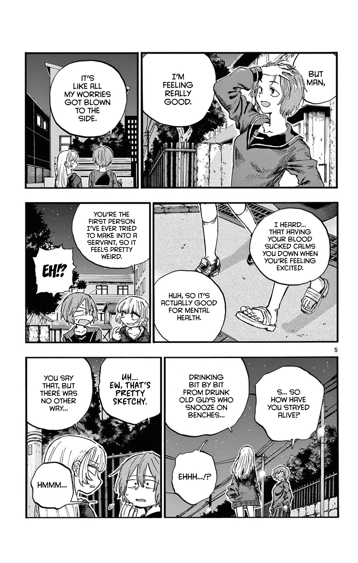 Yofukashi no Uta chapter 80 page 5