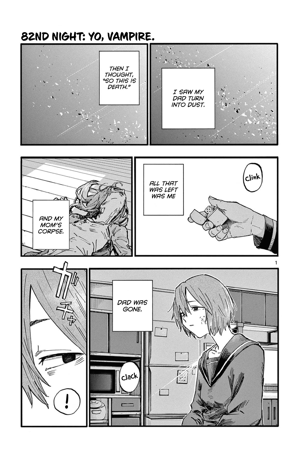 Yofukashi no Uta chapter 82 page 1