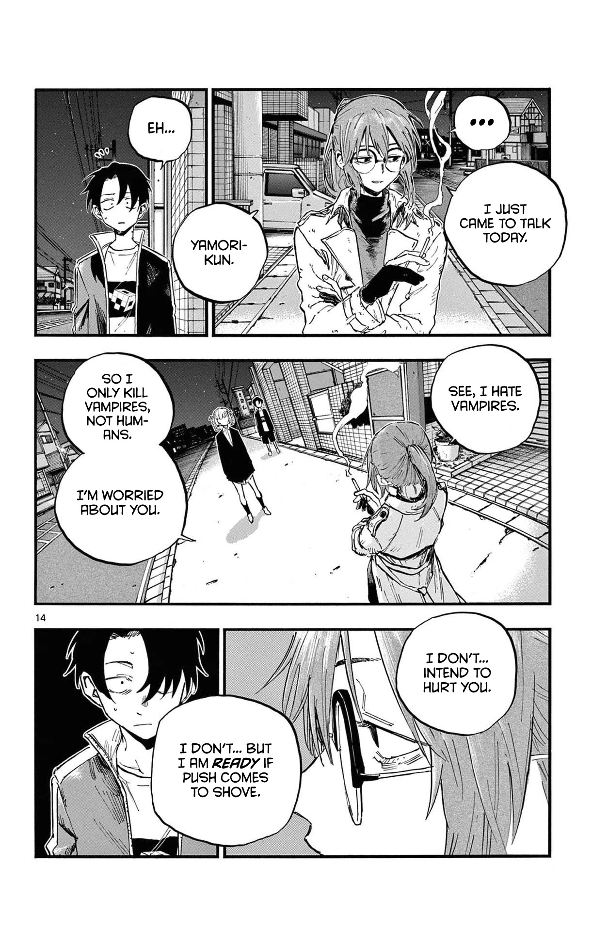Yofukashi no Uta chapter 82 page 13