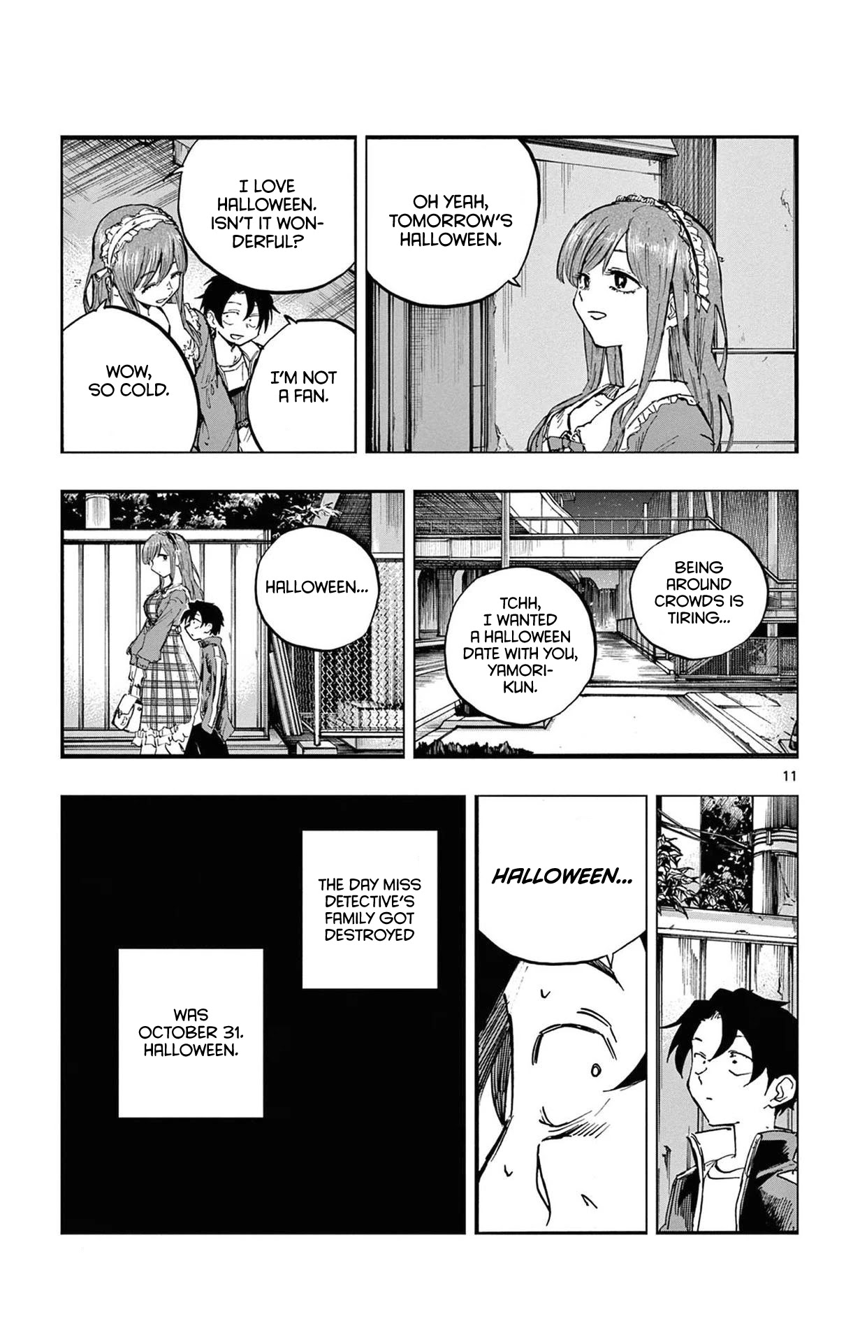 Yofukashi no Uta chapter 83 page 11
