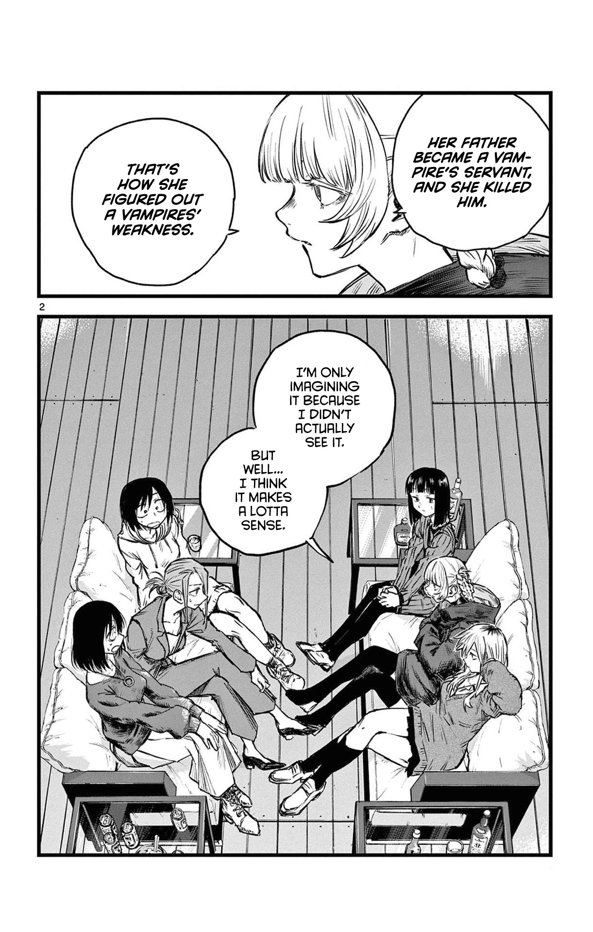 Yofukashi no Uta chapter 83 page 2