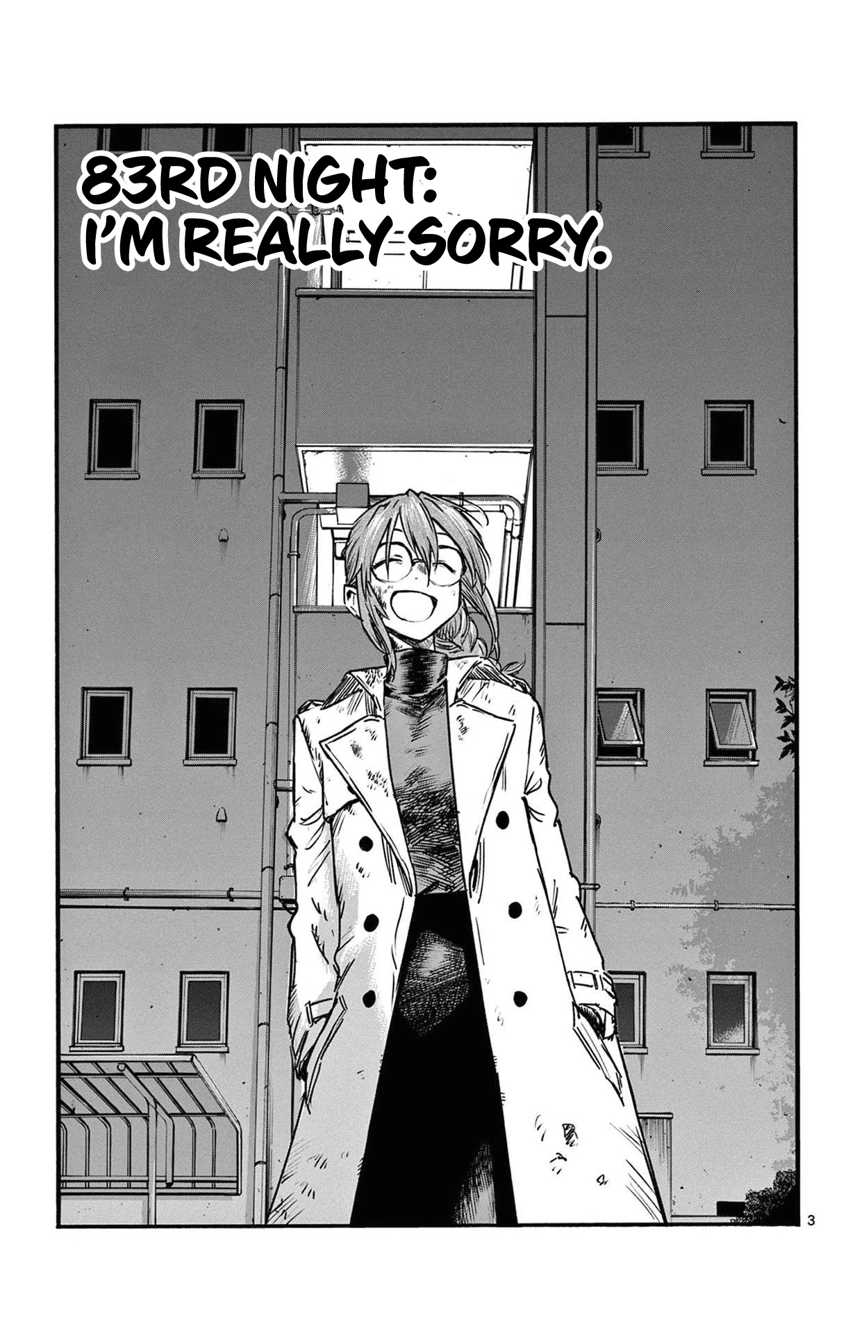 Yofukashi no Uta chapter 83 page 3