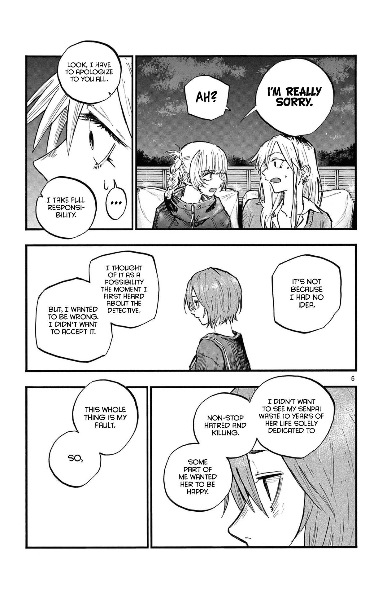 Yofukashi no Uta chapter 83 page 5