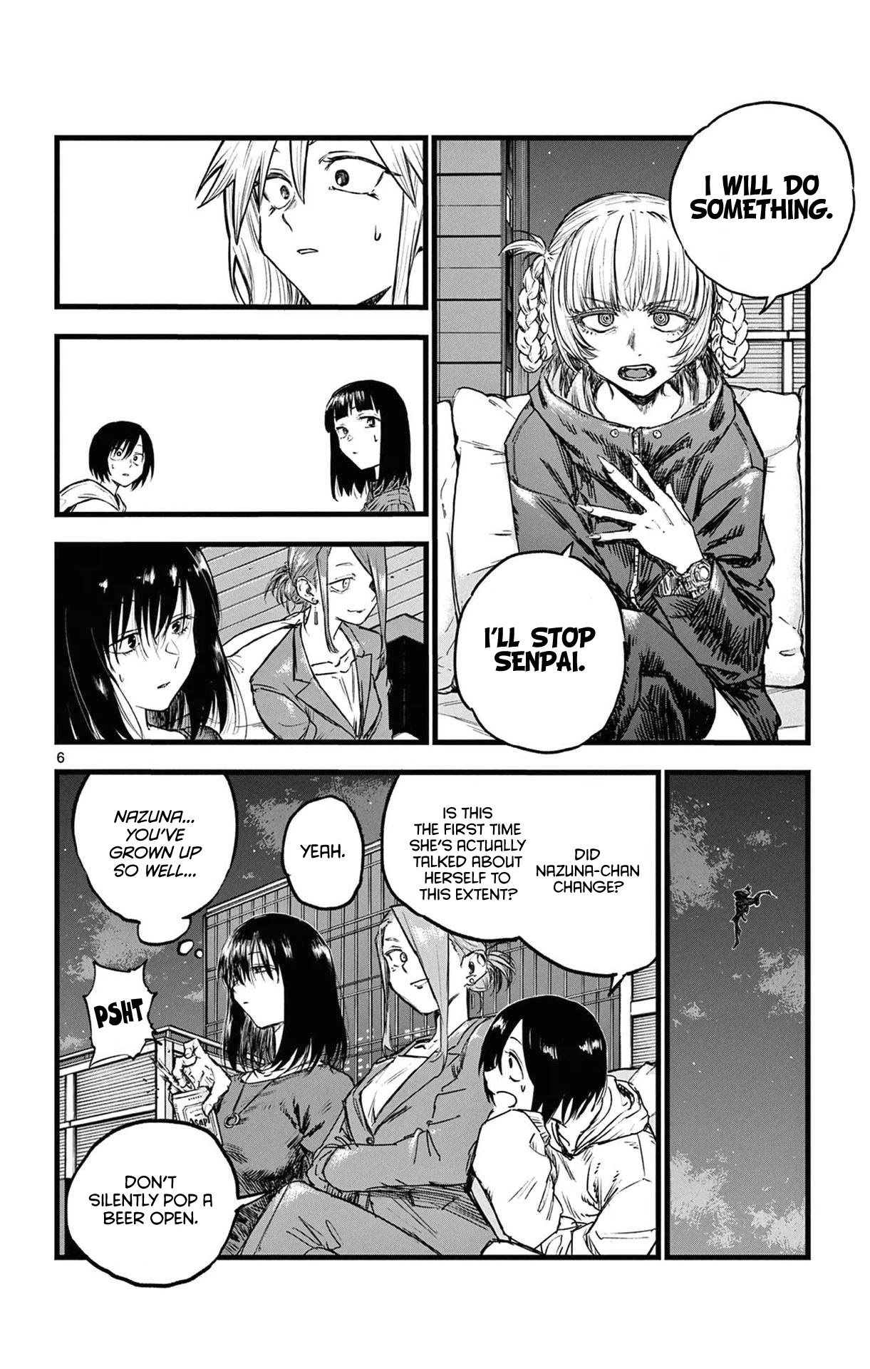 Yofukashi no Uta chapter 83 page 6