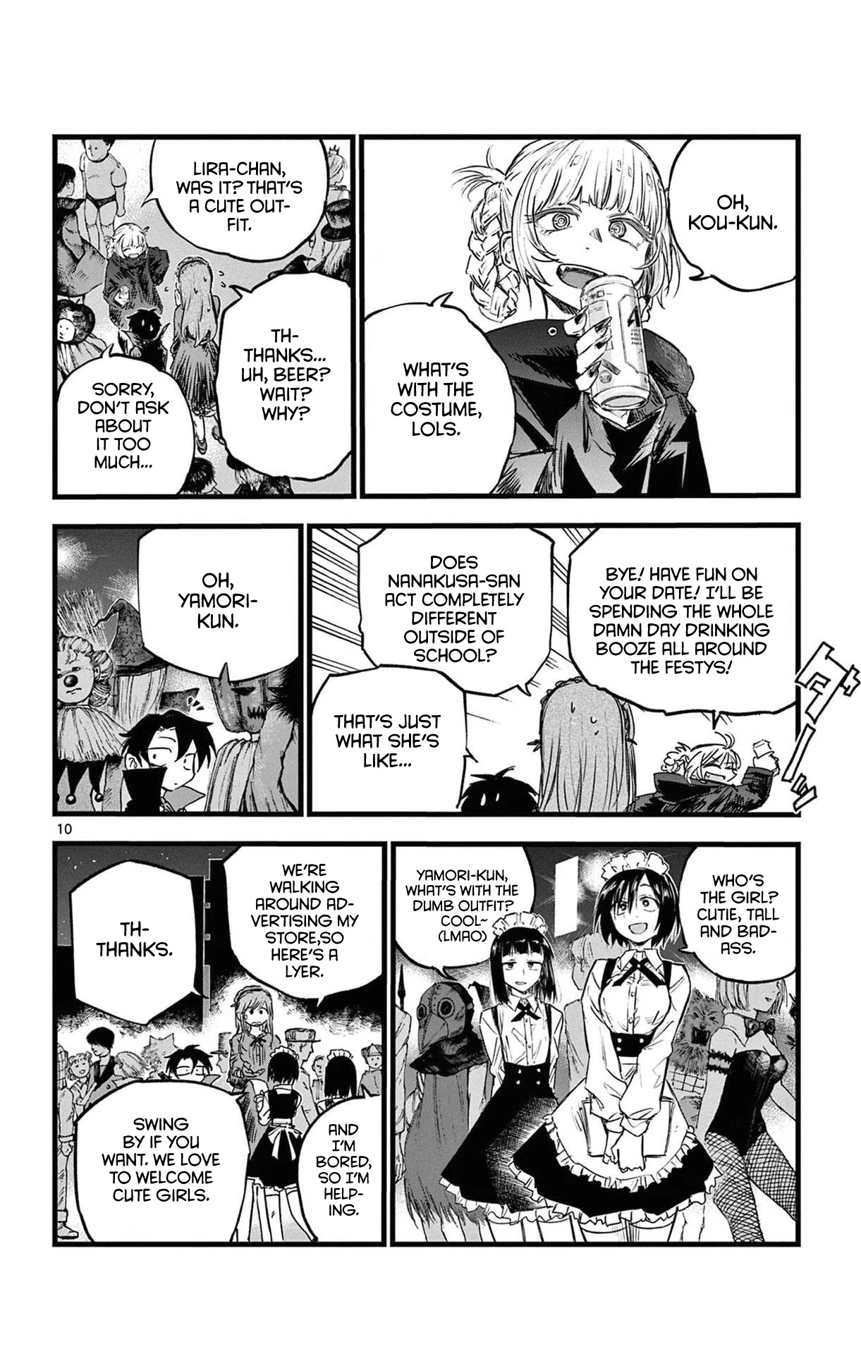 Yofukashi no Uta chapter 84 page 10