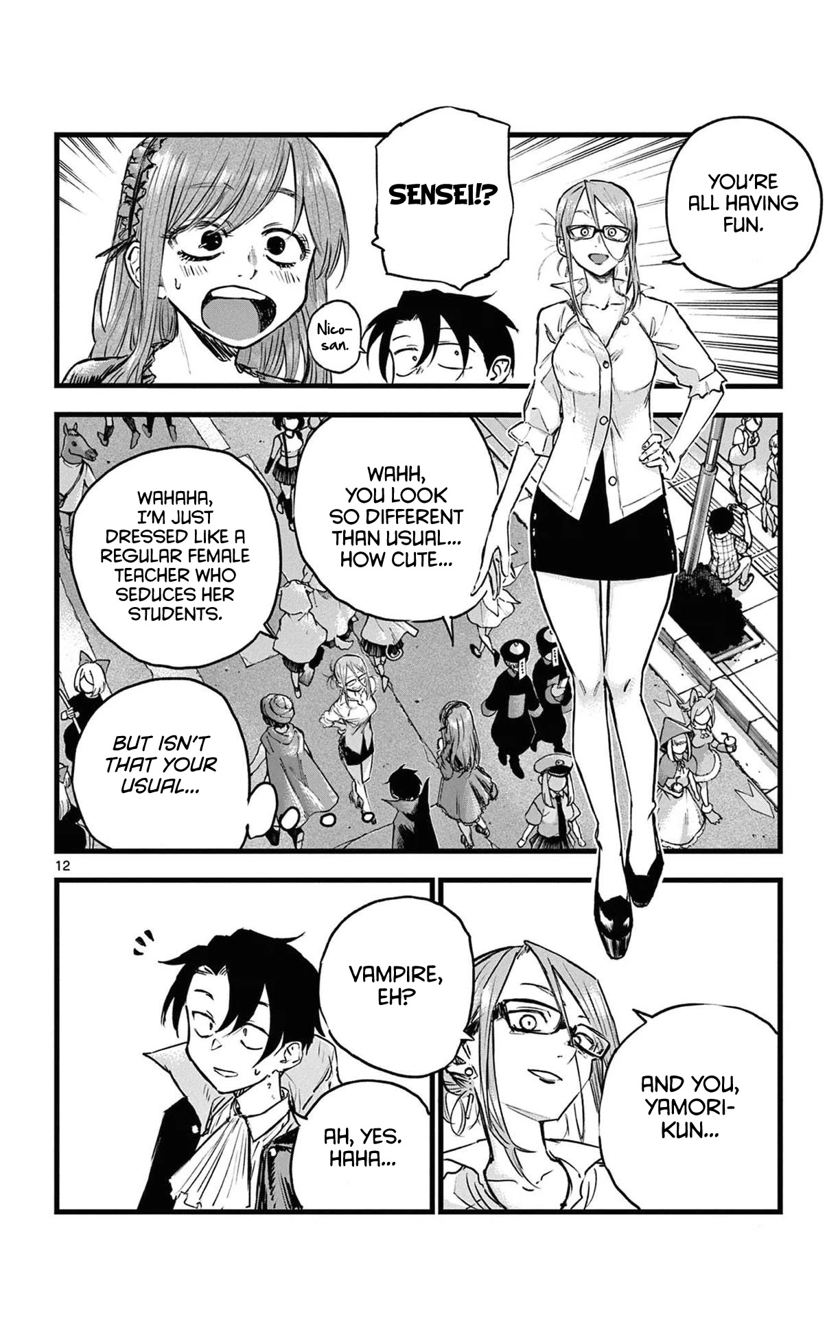 Yofukashi no Uta chapter 84 page 12