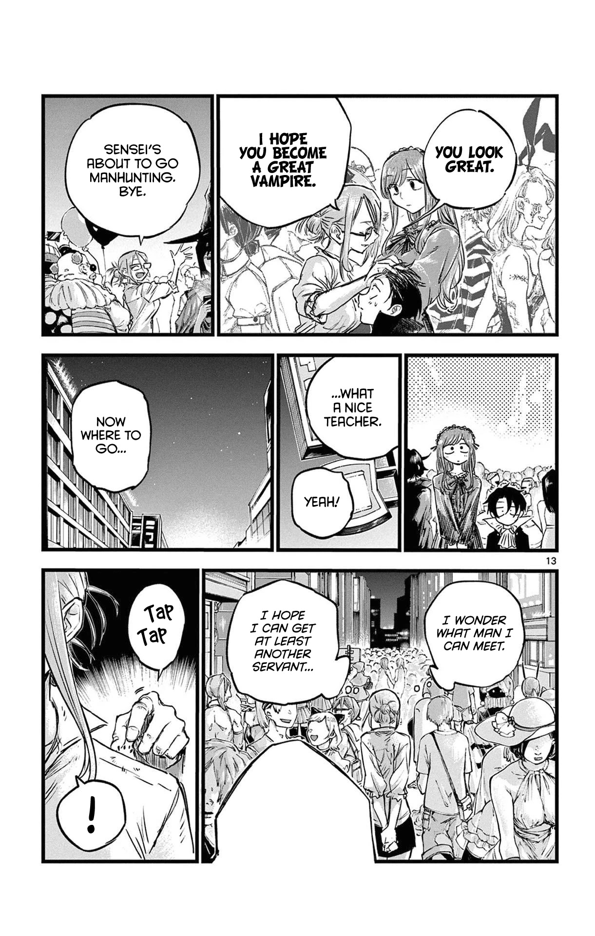 Yofukashi no Uta chapter 84 page 13