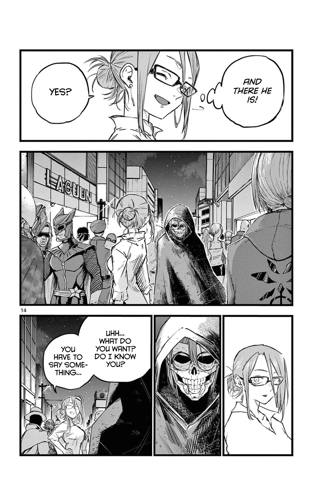 Yofukashi no Uta chapter 84 page 14