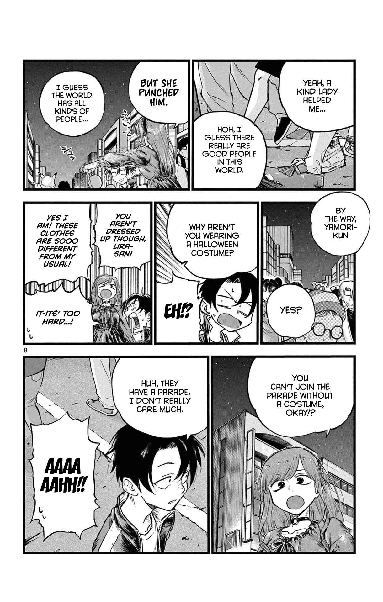 Yofukashi no Uta chapter 84 page 8