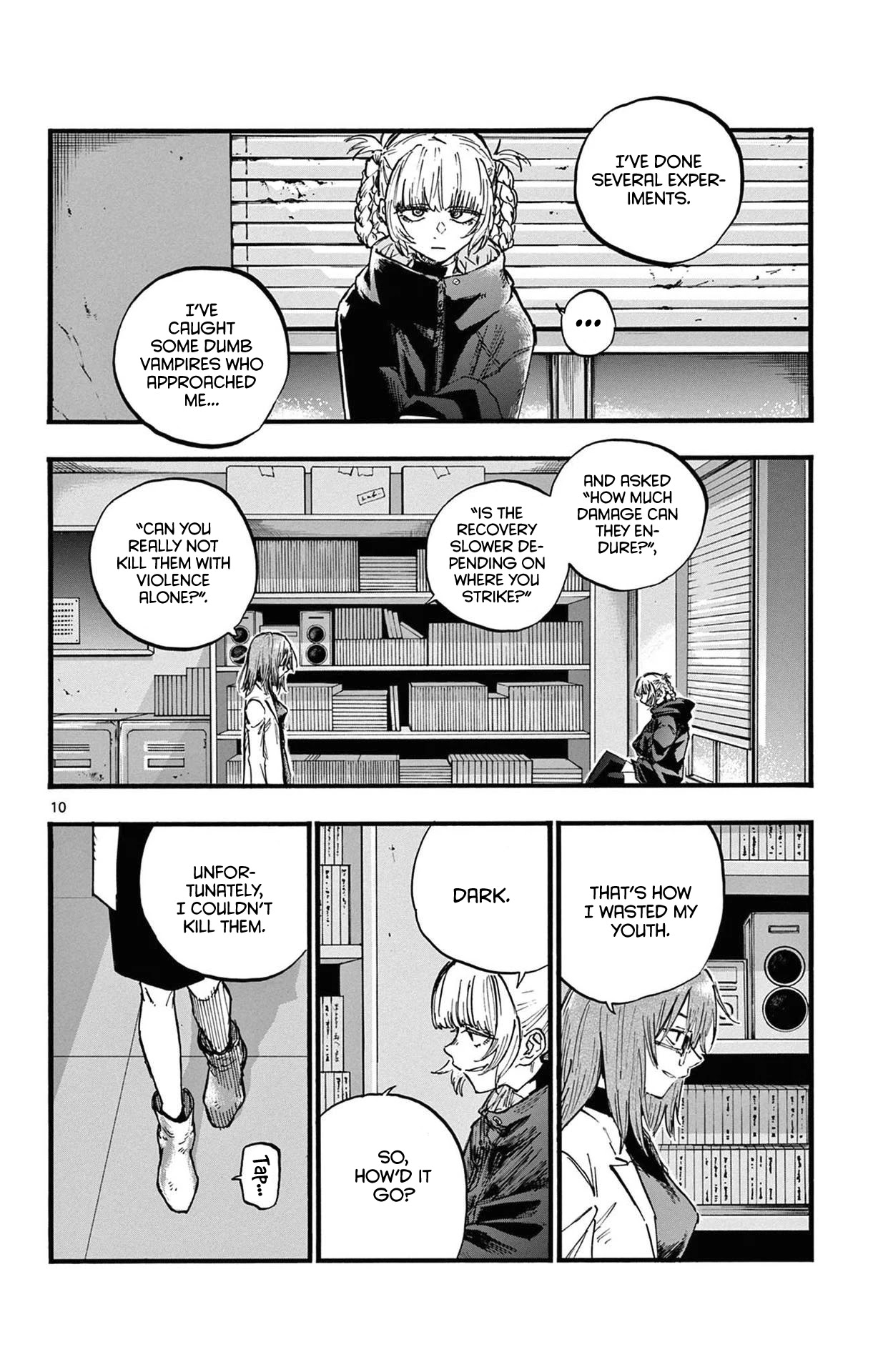Yofukashi no Uta chapter 87 page 10