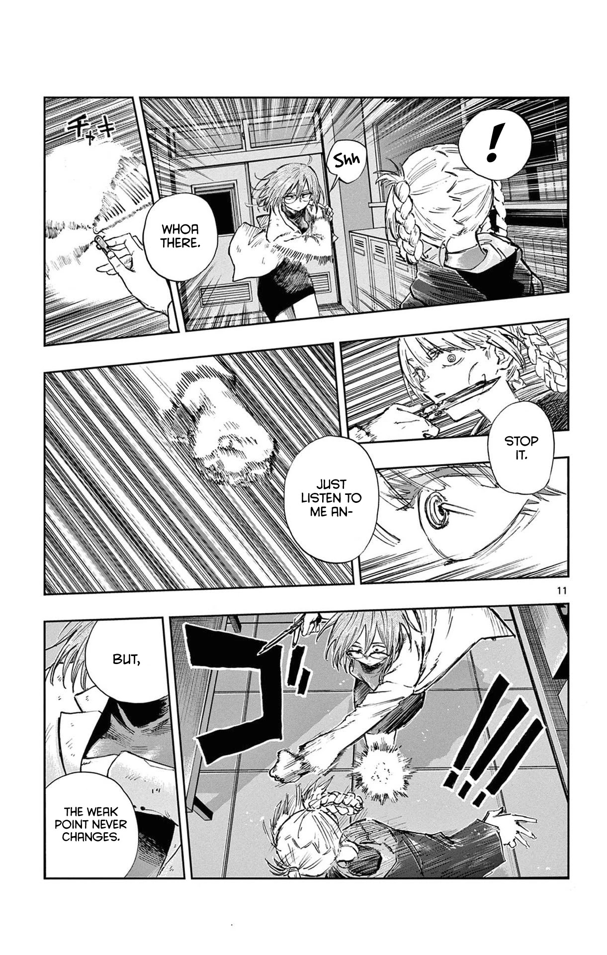 Yofukashi no Uta chapter 87 page 11
