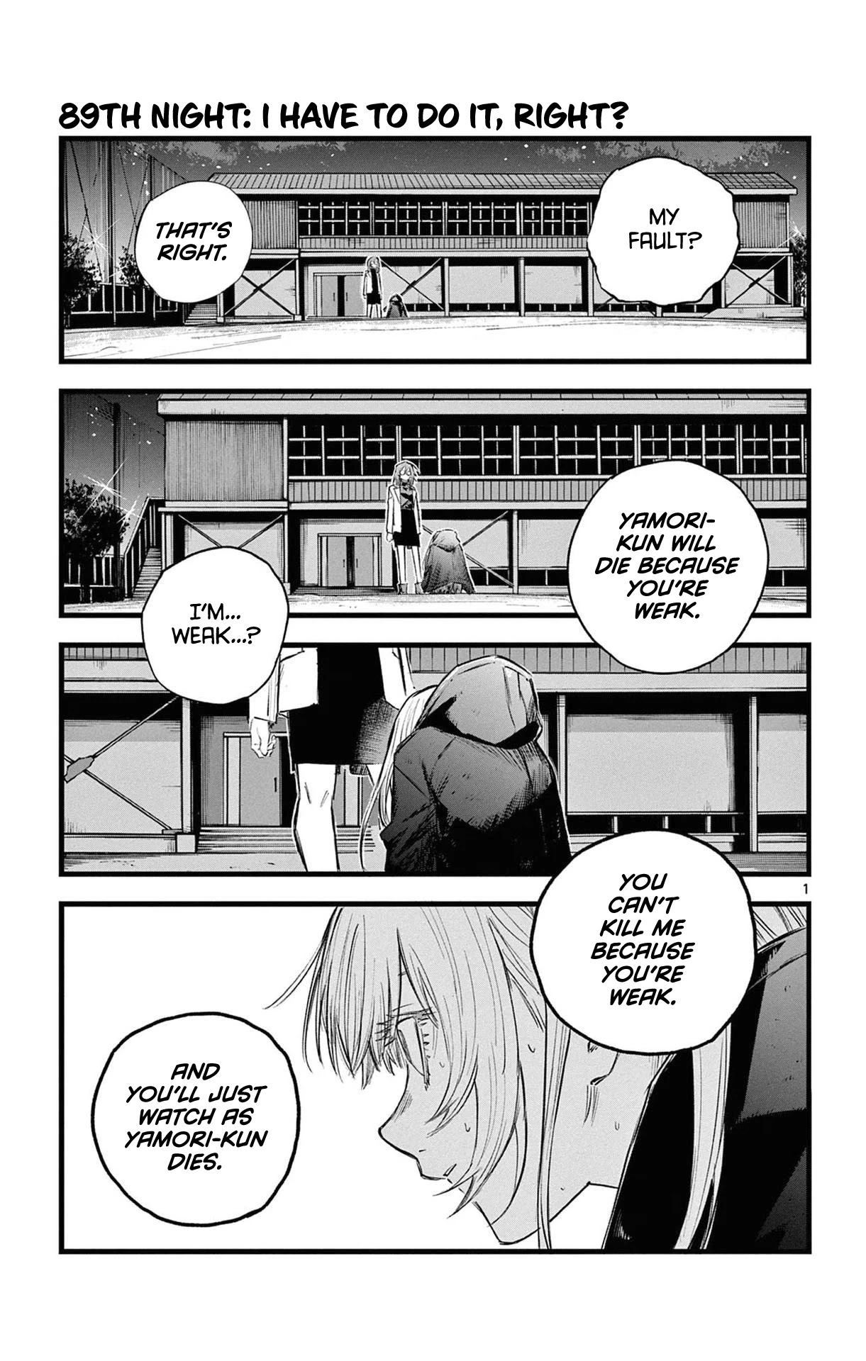 Yofukashi no Uta chapter 89 page 1