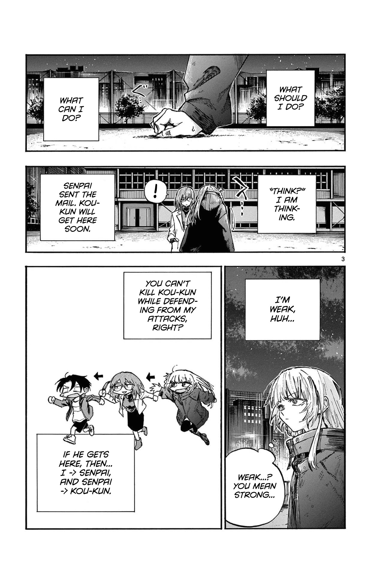 Yofukashi no Uta chapter 89 page 3