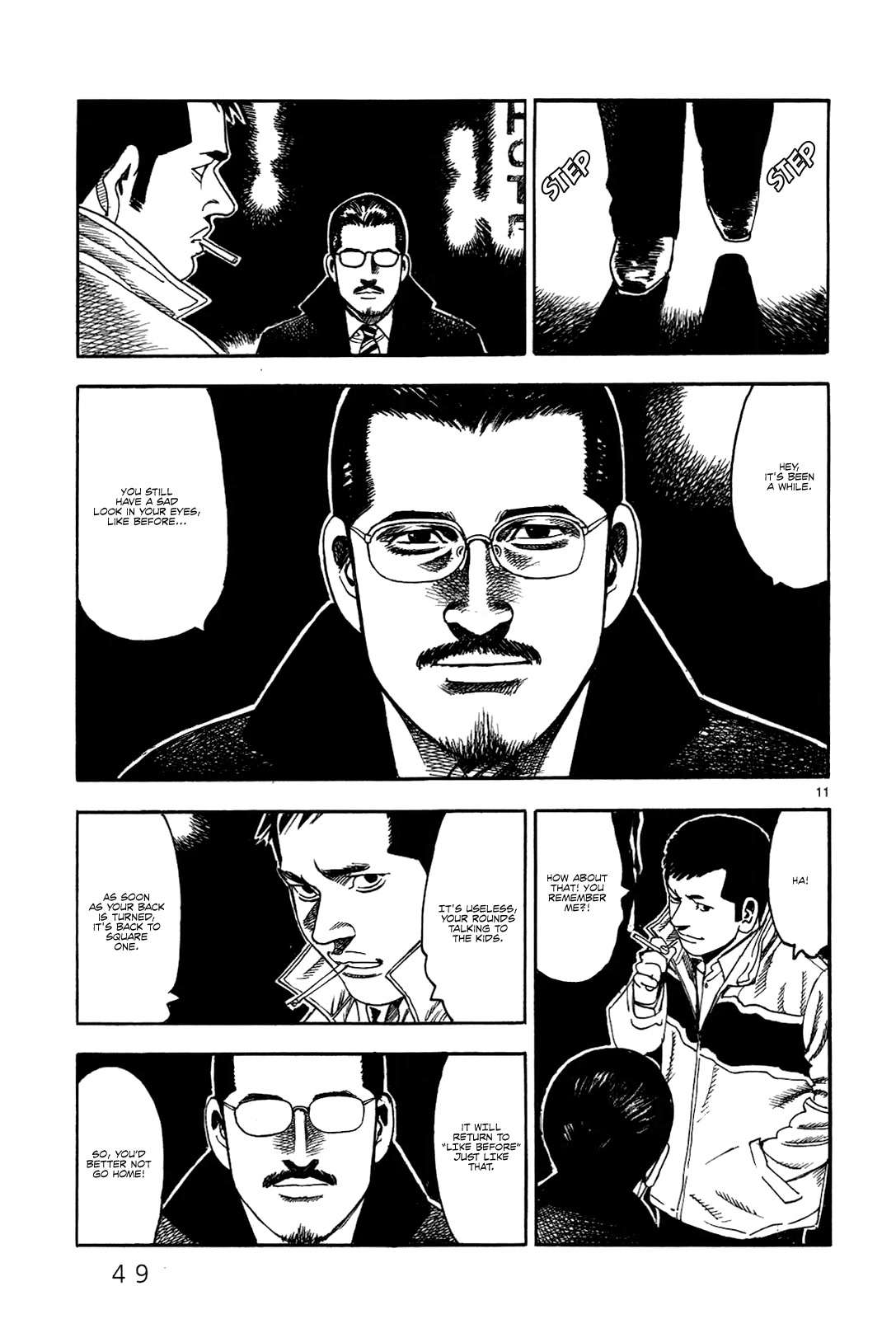 Yomawari Sensei chapter 36 page 13