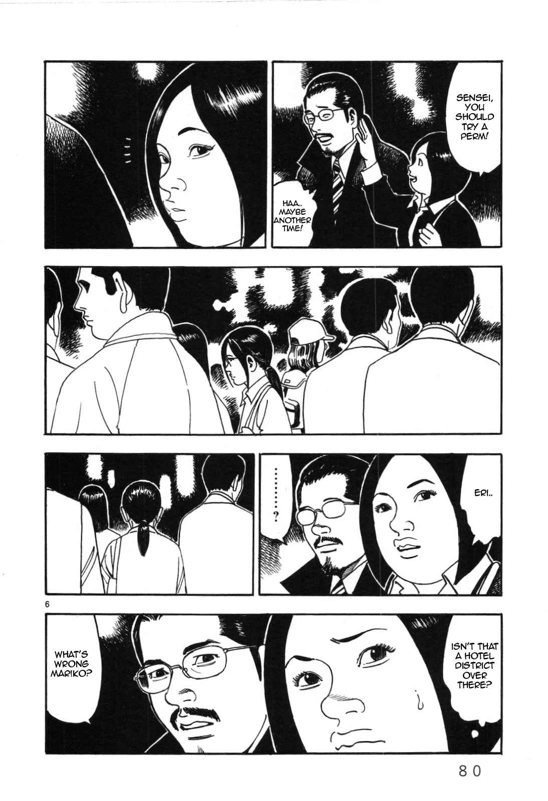 Yomawari Sensei chapter 42 page 6