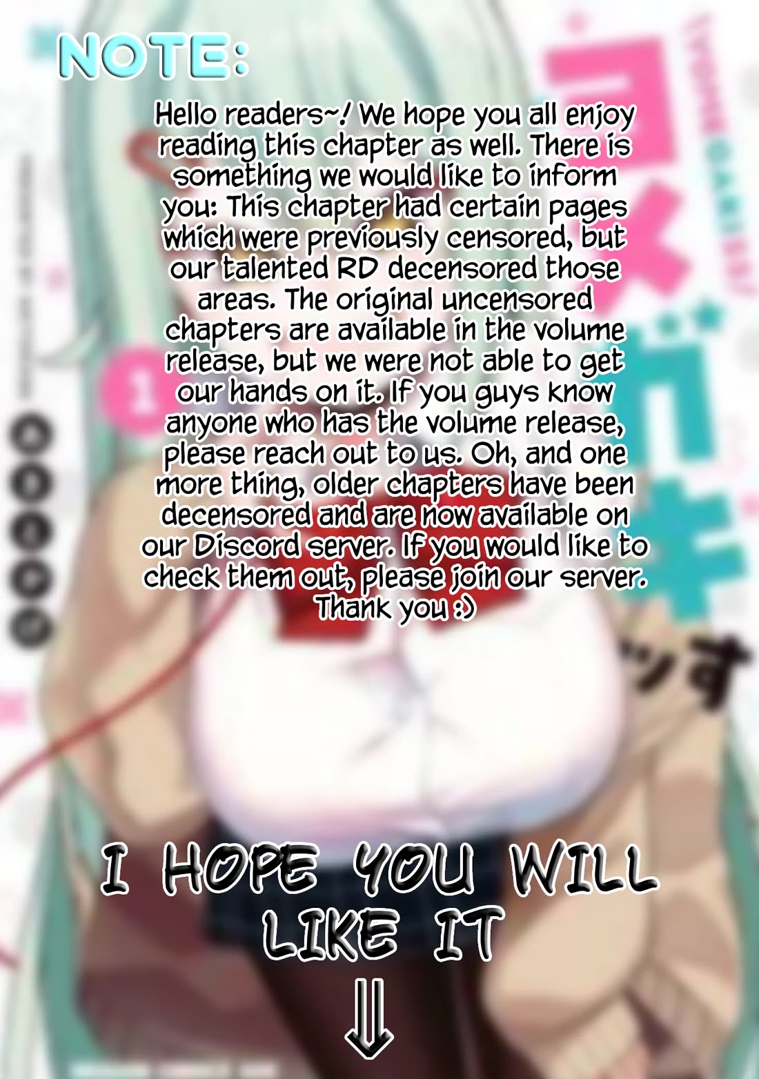 Yomega Kiss chapter 11 page 1