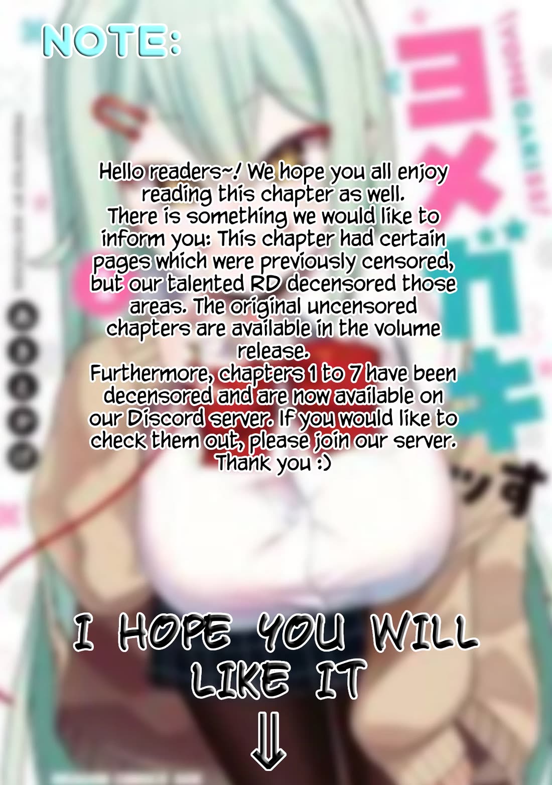 Yomega Kiss chapter 12 page 1