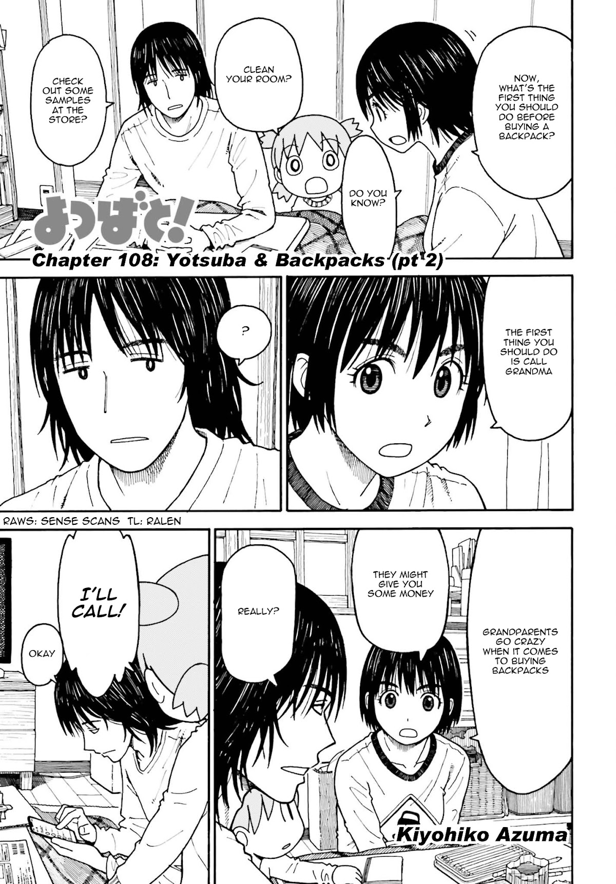Yotsubato! chapter 108 page 1