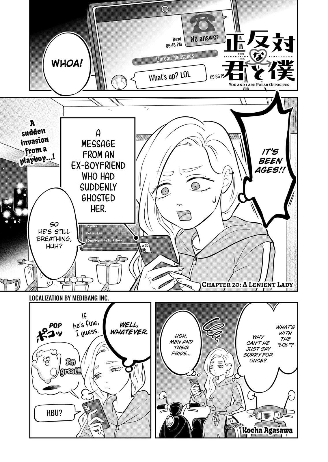You and I are Polar Opposites chapter 20 page 1