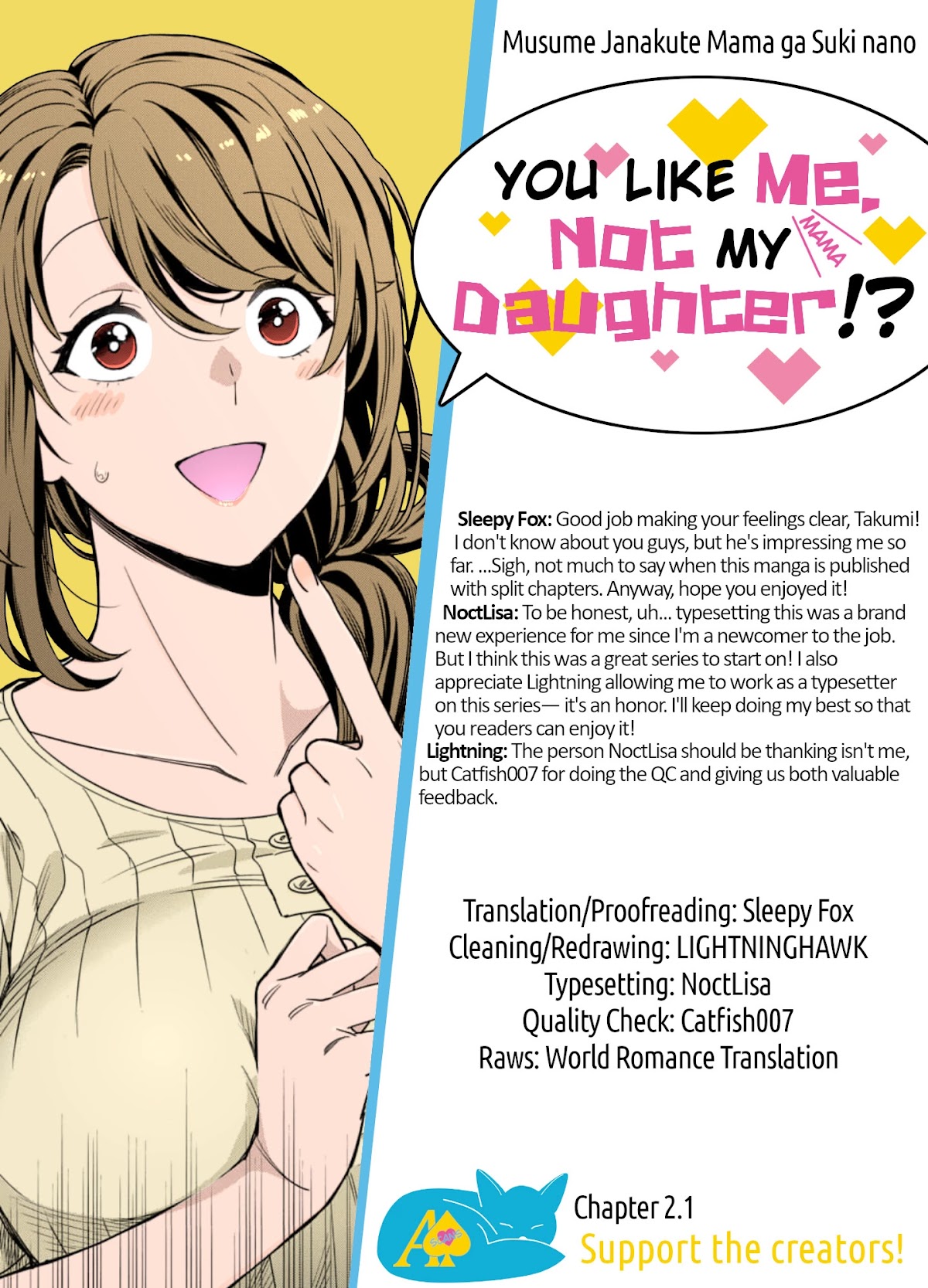 You Like Me, Not My Daughter?! chapter 2.1 page 10