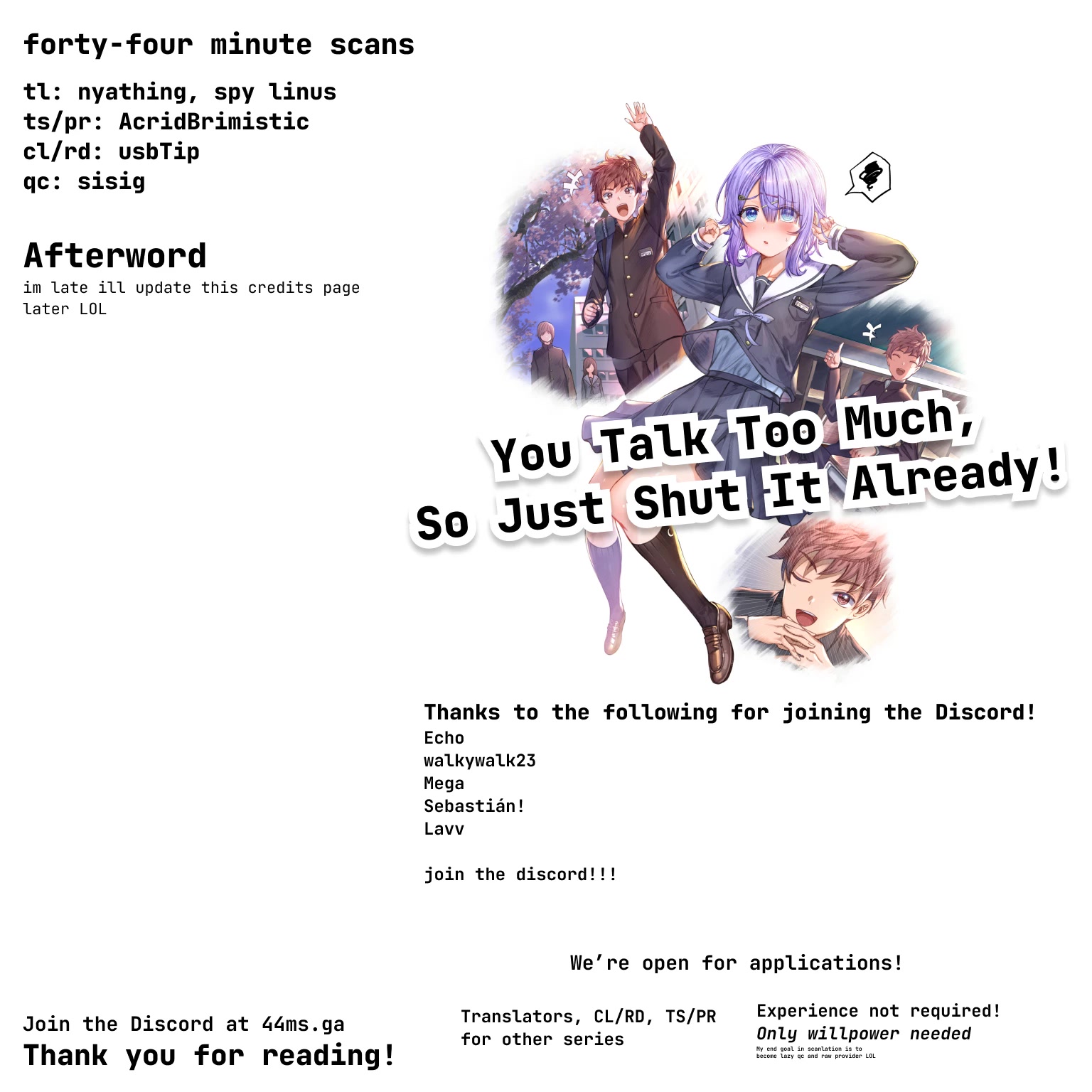 You Talk Too Much, So Just Shut It Already! chapter 13 page 11